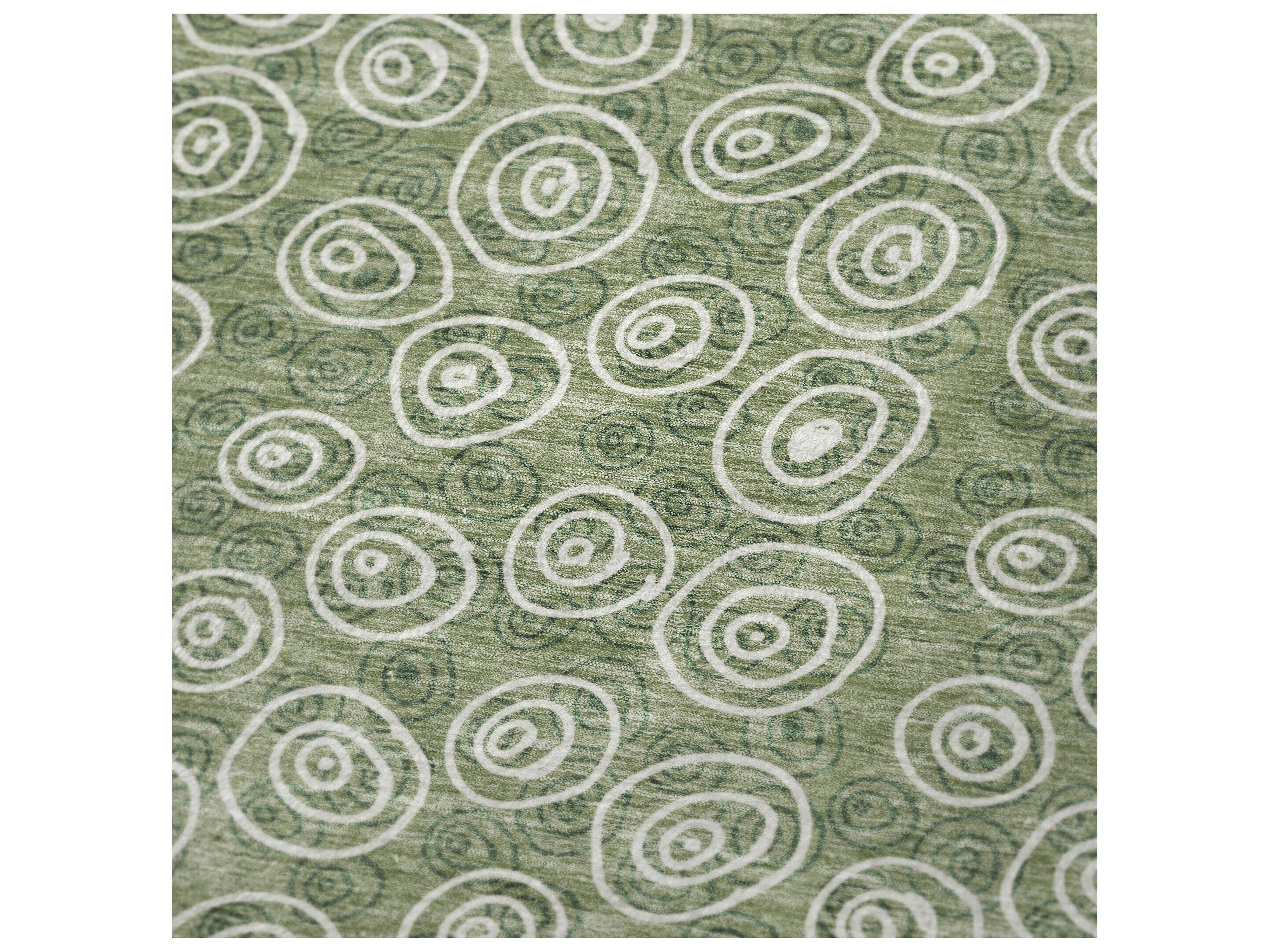 Dalyn Sherpa Green Polyester Throw