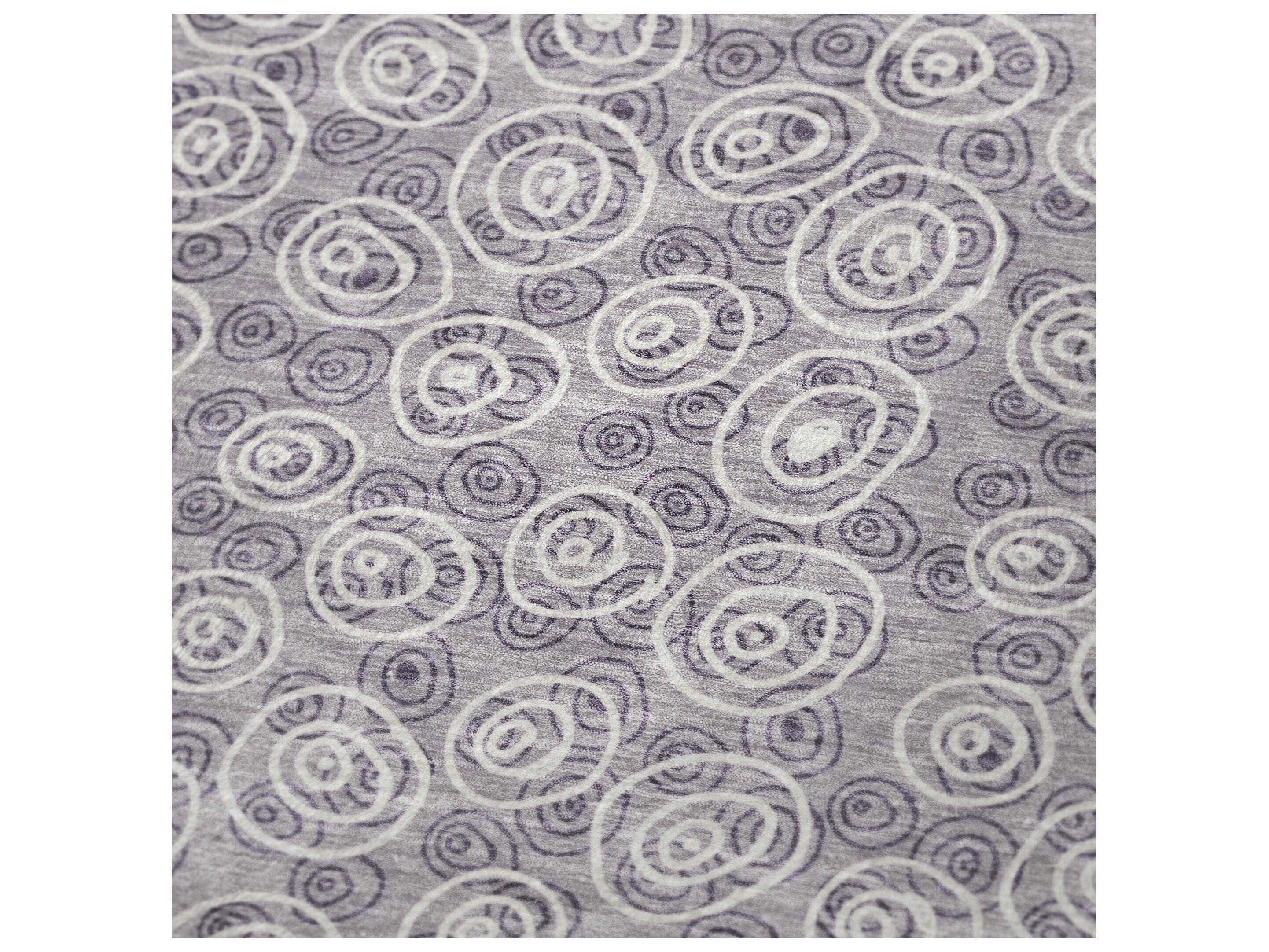 Dalyn Sherpa Purple Polyester Throw