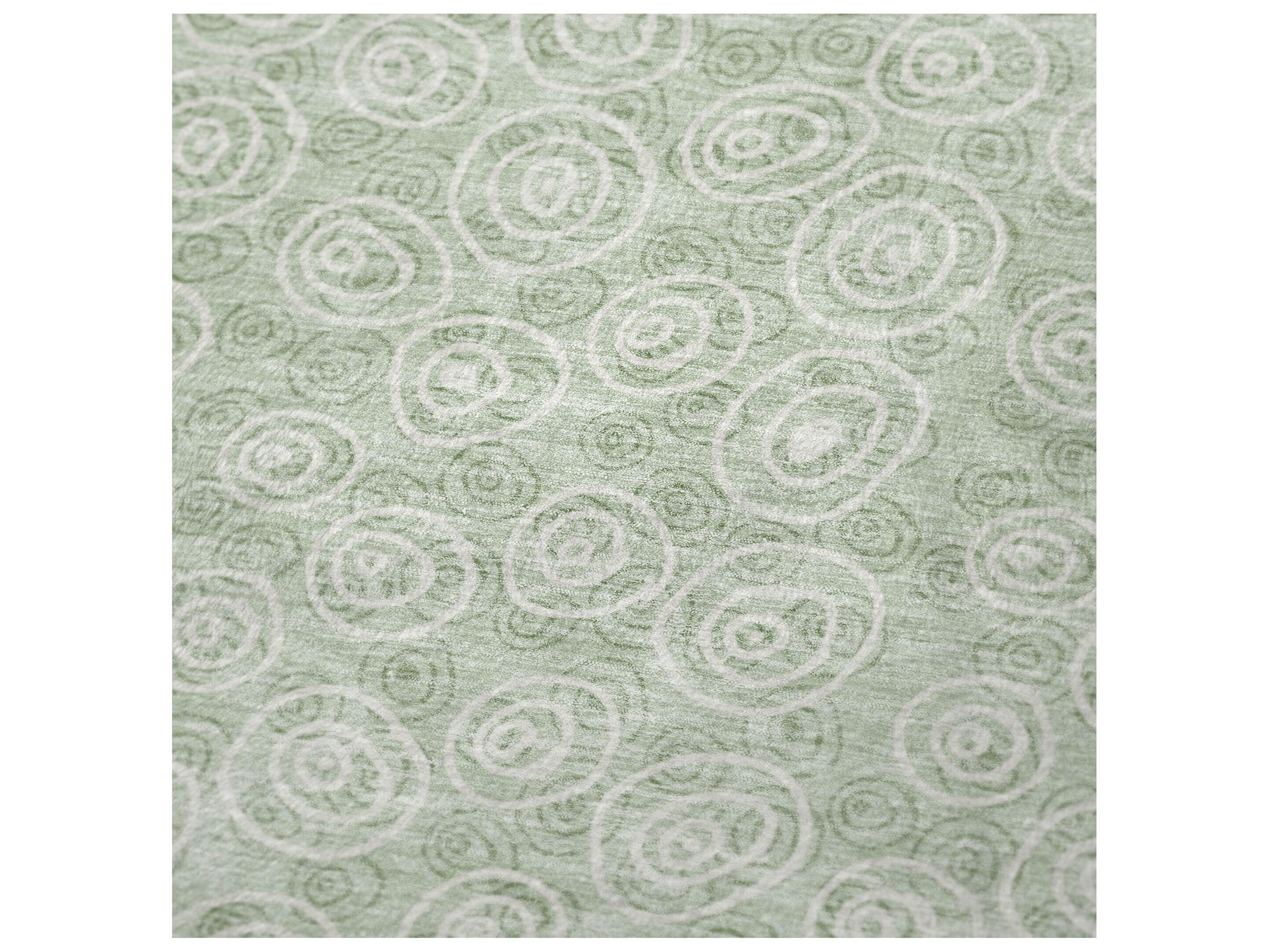Dalyn Sherpa Green Polyester Throw