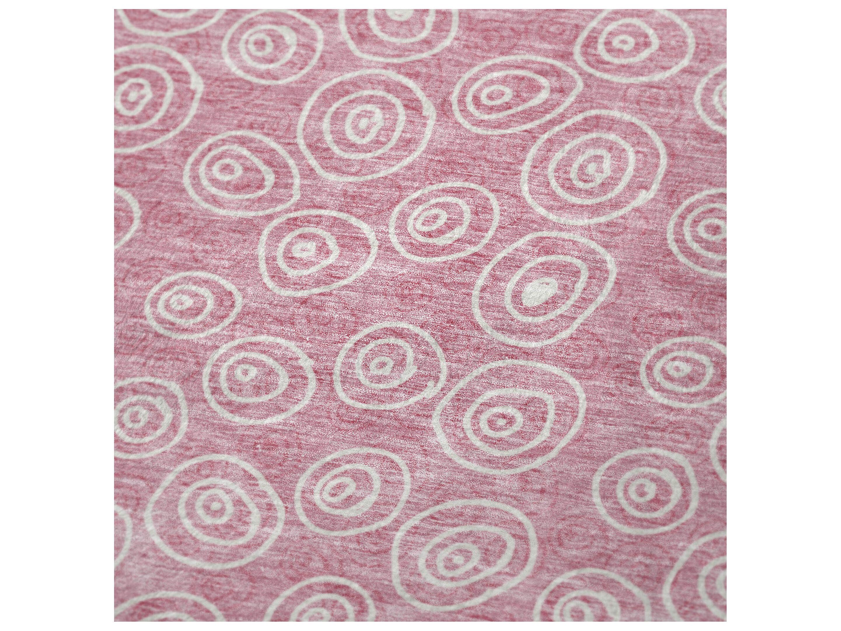 Dalyn Sherpa Pink Polyester Throw