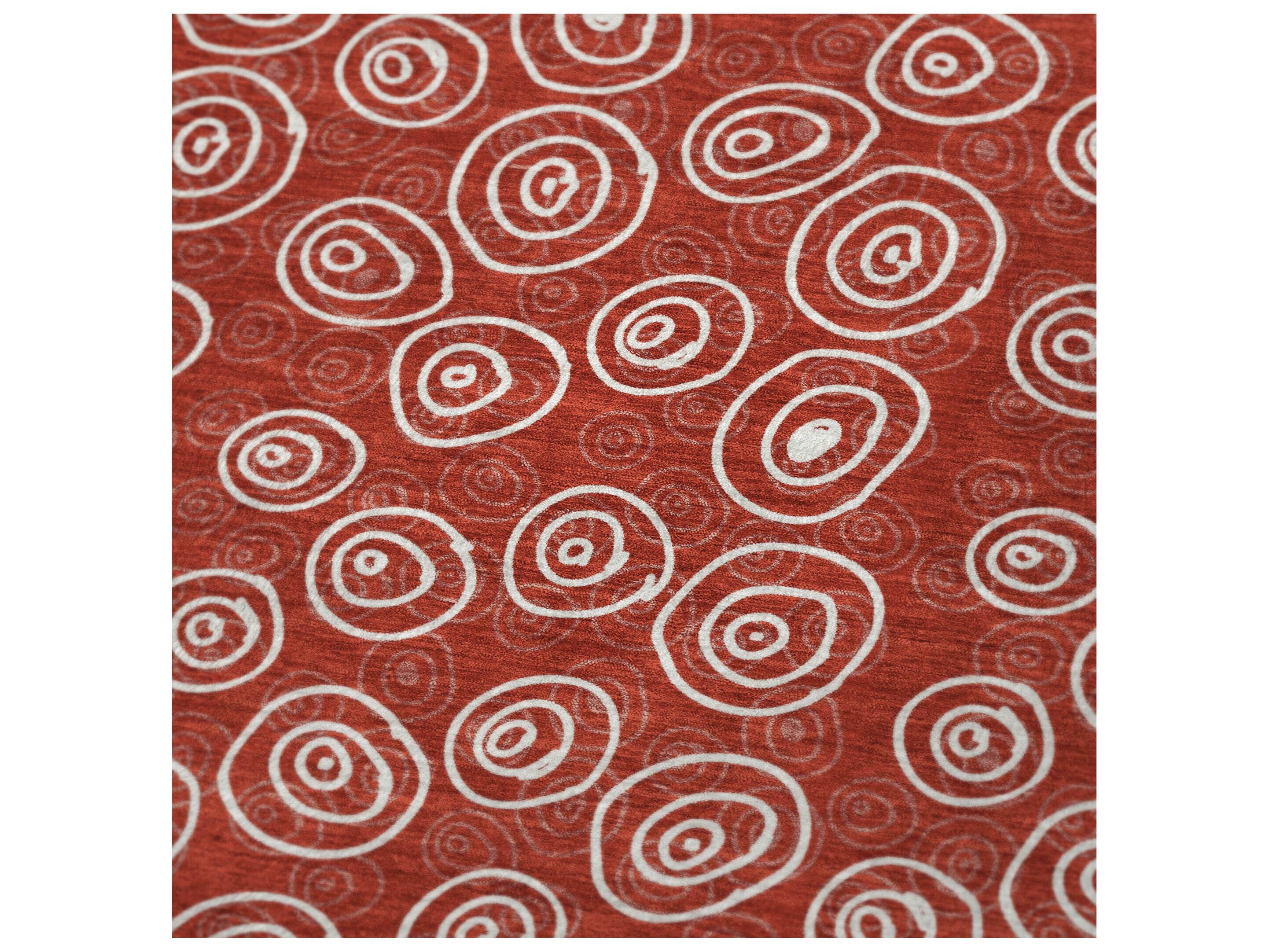 Dalyn Sherpa Red Polyester Throw