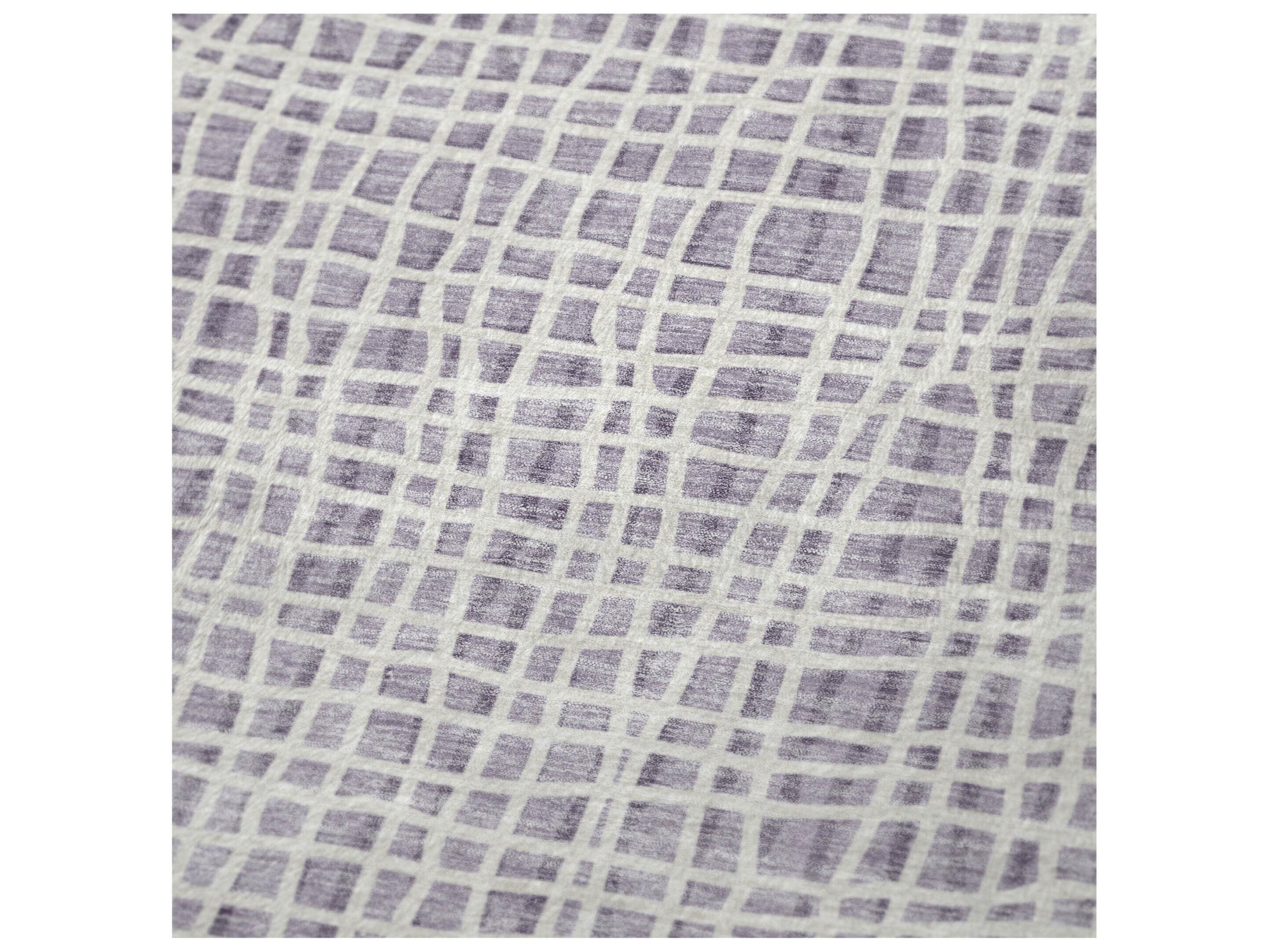 Dalyn Sherpa Purple Polyester Throw