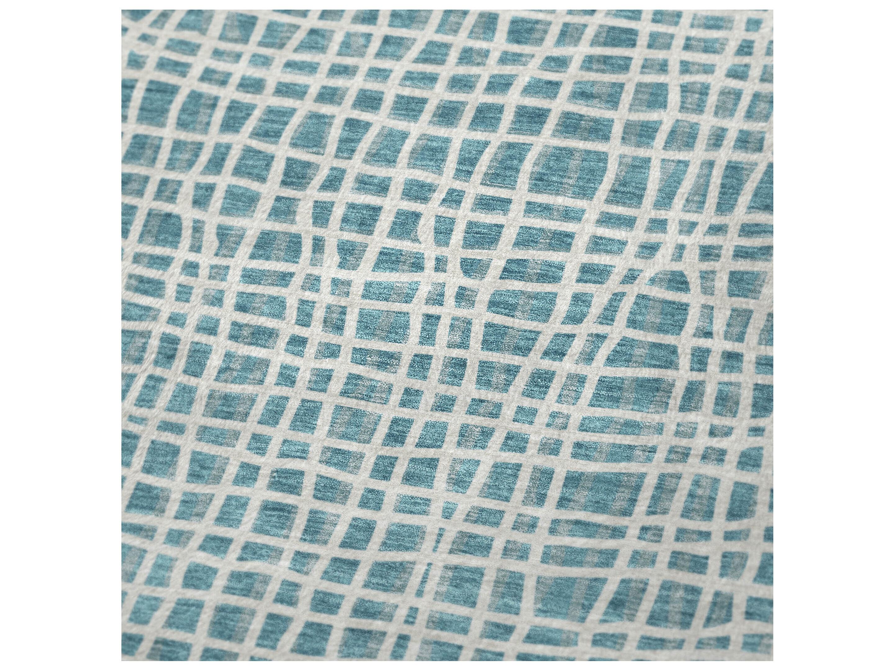 Dalyn Sherpa Teal Polyester Throw
