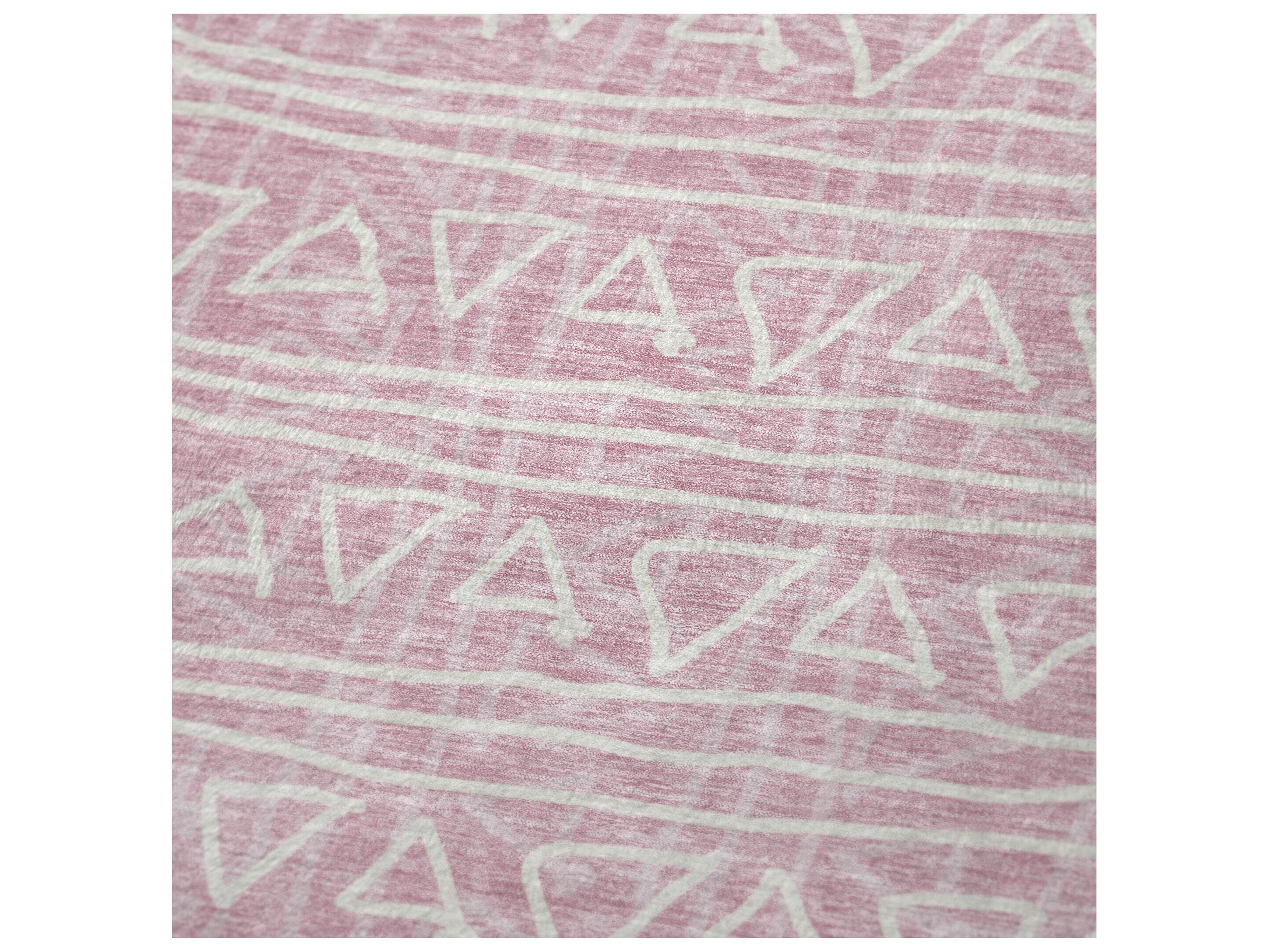Dalyn Sherpa Pink Polyester Throw