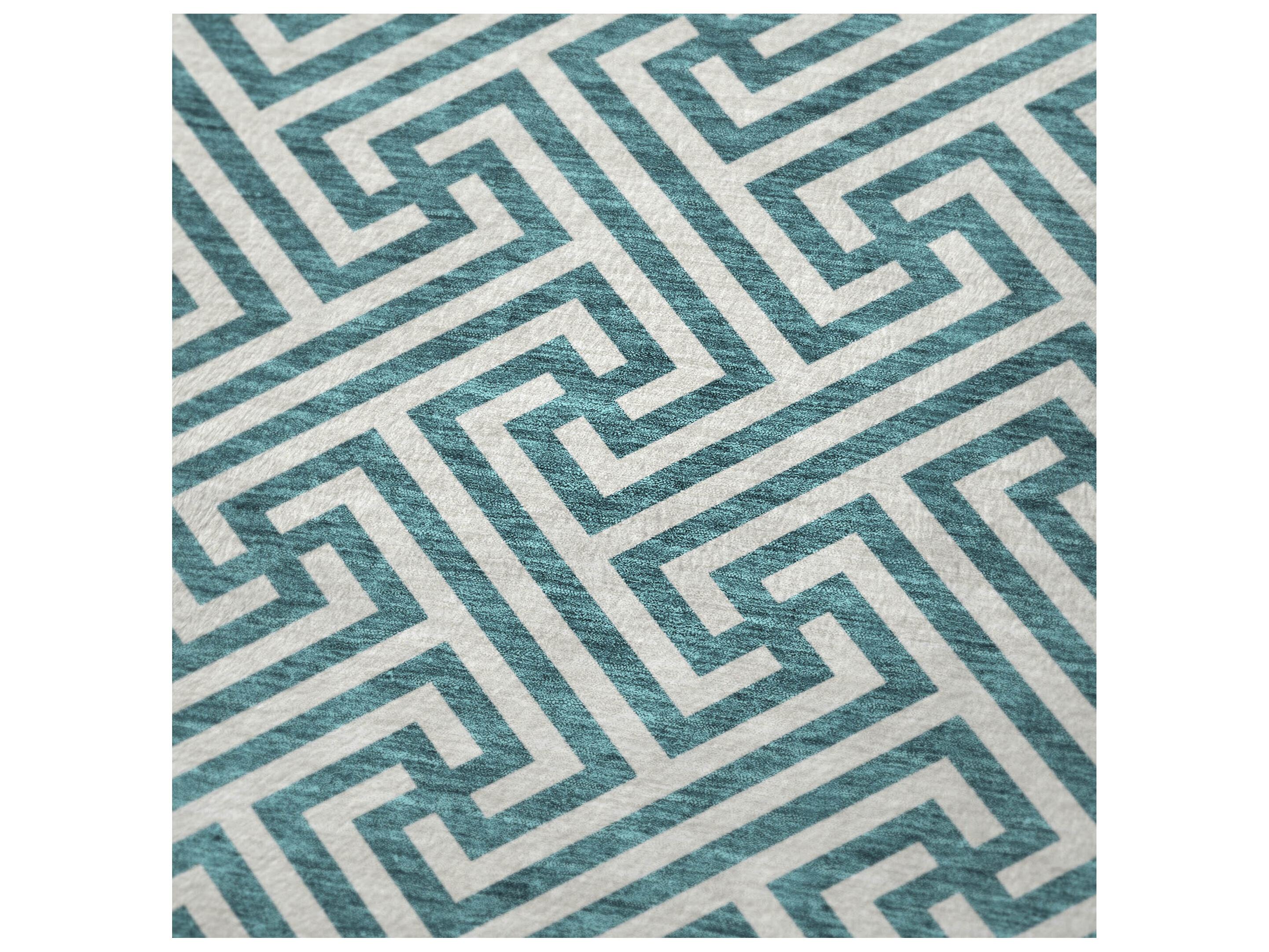Dalyn Sherpa Teal Polyester Throw