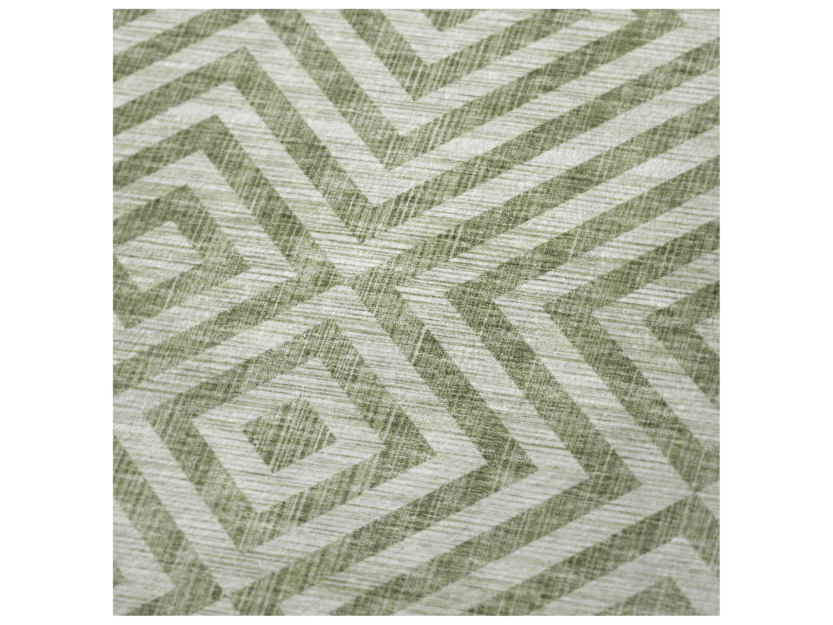 Dalyn Sherpa Green Polyester Throw
