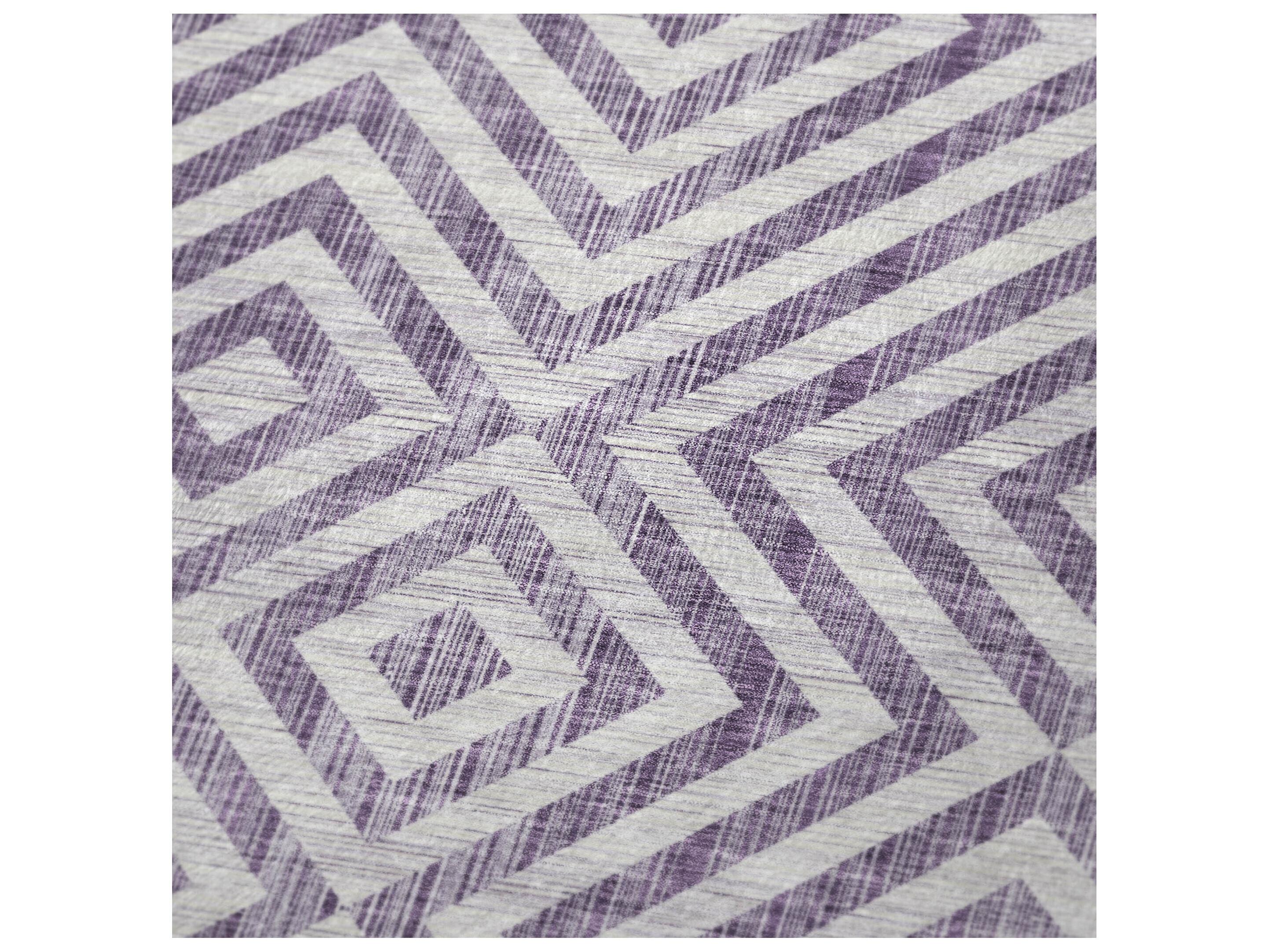 Dalyn Sherpa Purple Polyester Throw