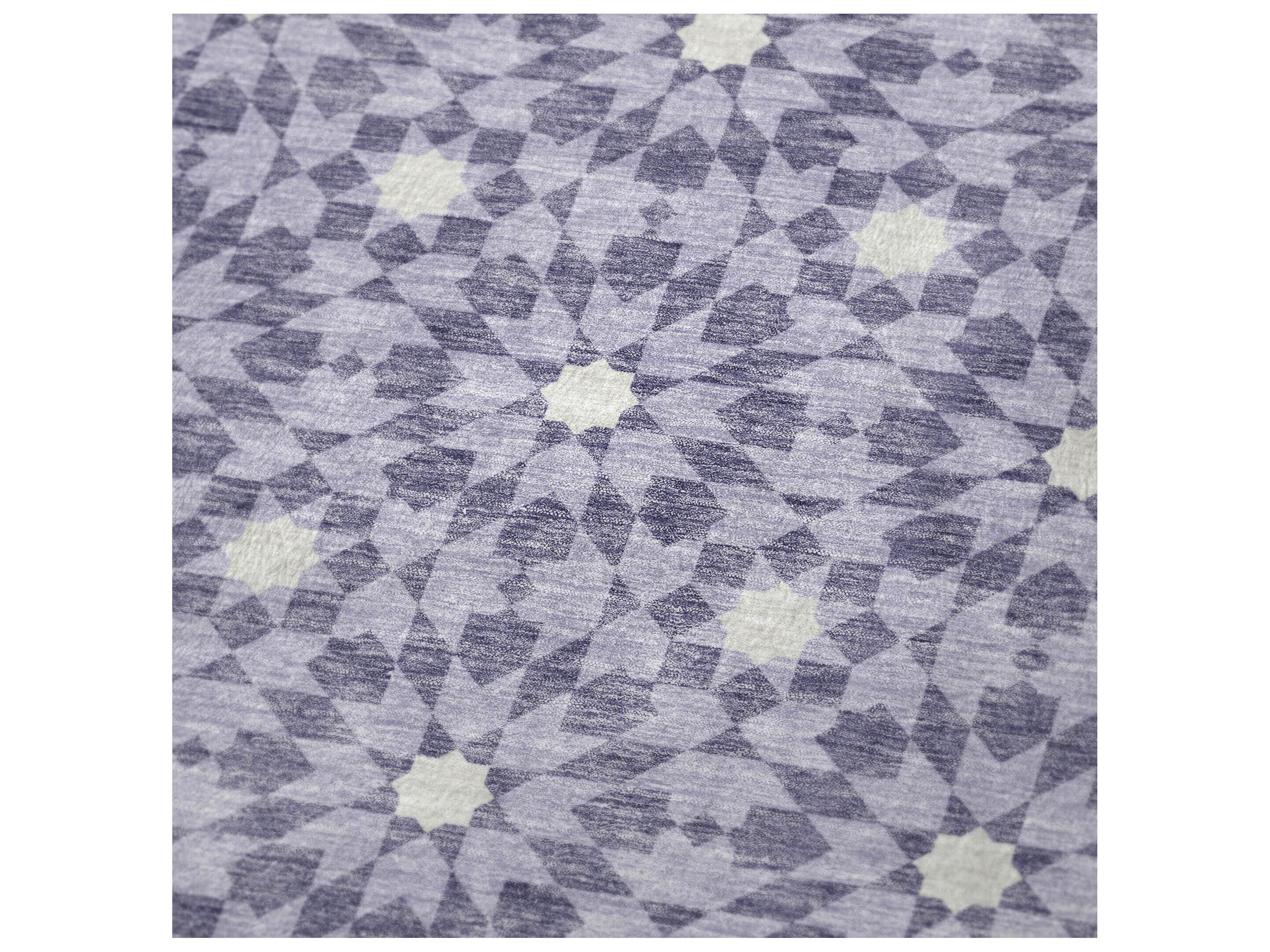 Dalyn Sherpa Purple Polyester Throw