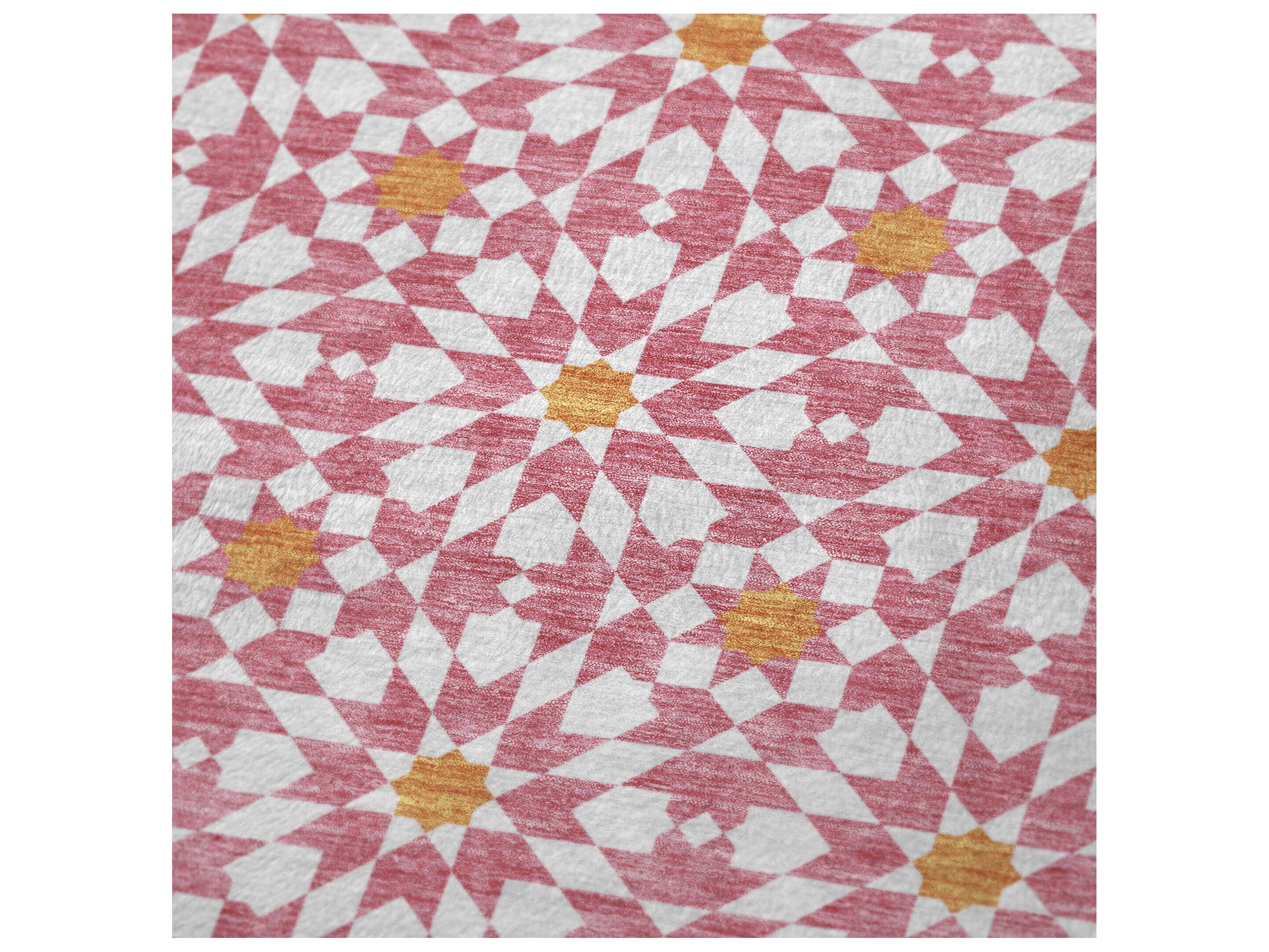 Dalyn Sherpa Pink Polyester Throw