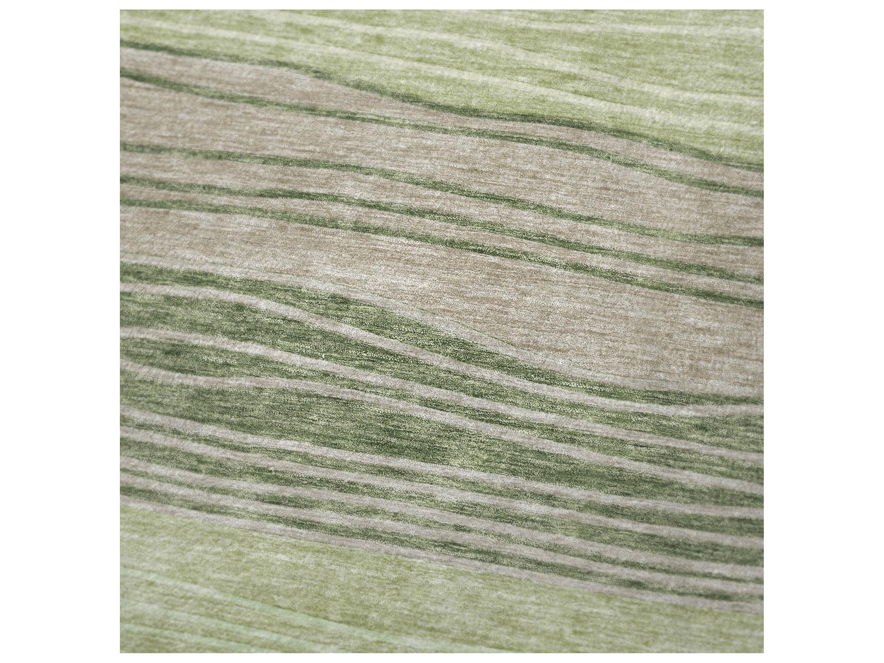 Dalyn Sherpa Green Polyester Throw