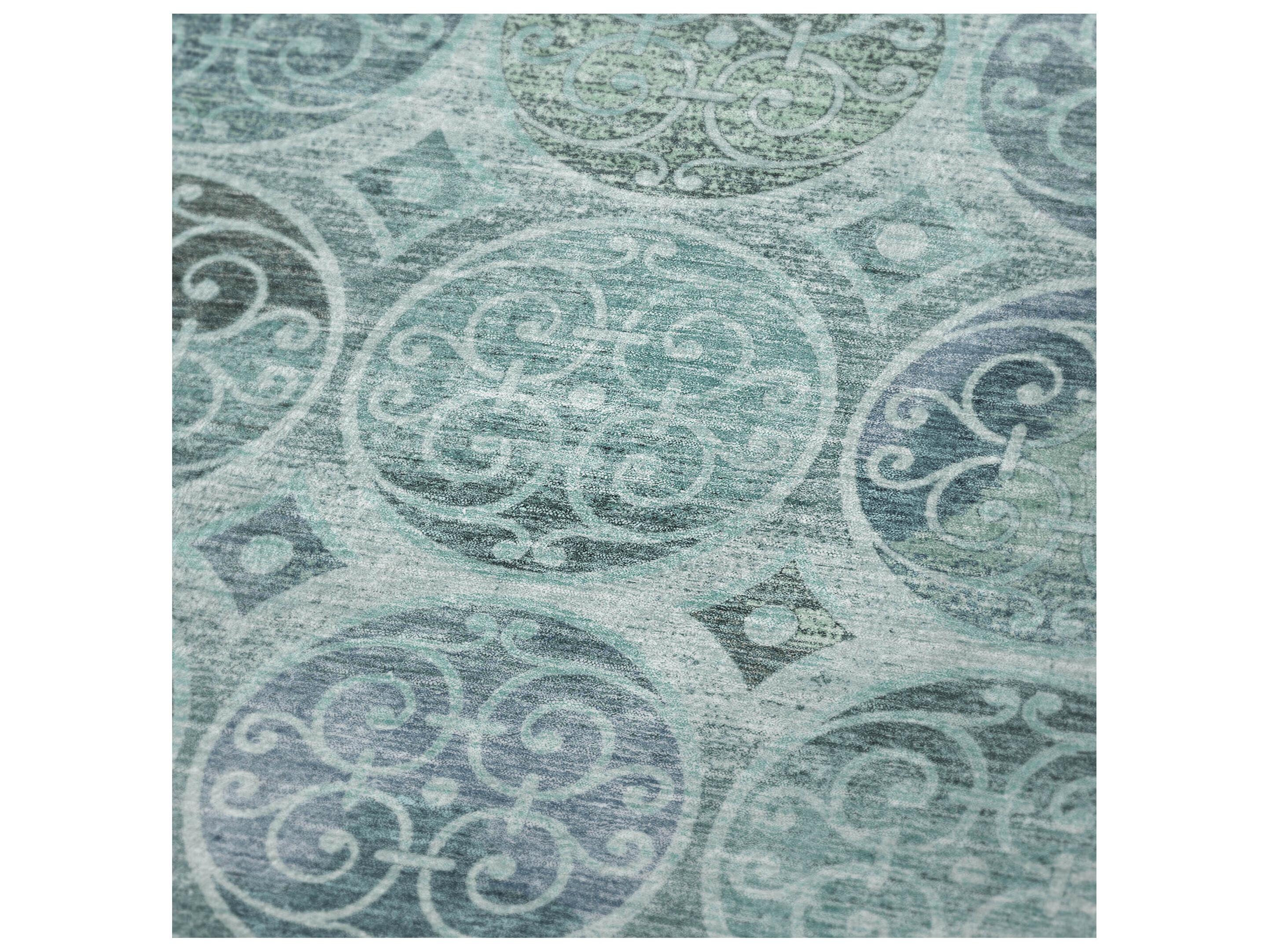 Dalyn Sherpa Teal Polyester Throw