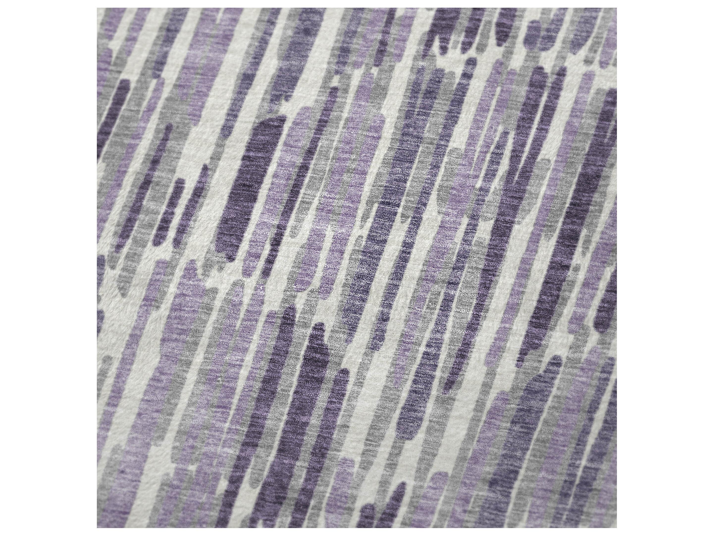 Dalyn Sherpa Purple Polyester Throw
