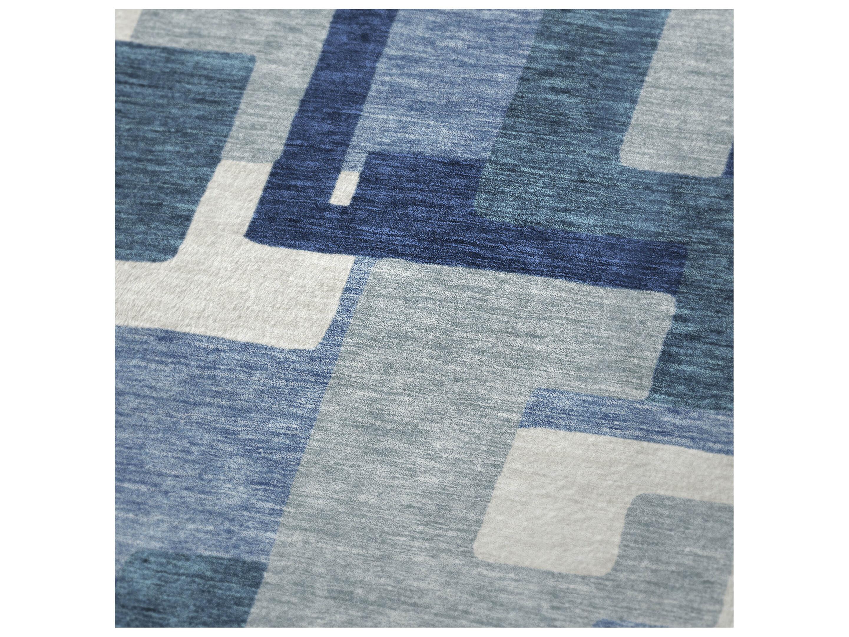 Dalyn Sherpa Blue Polyester Throw