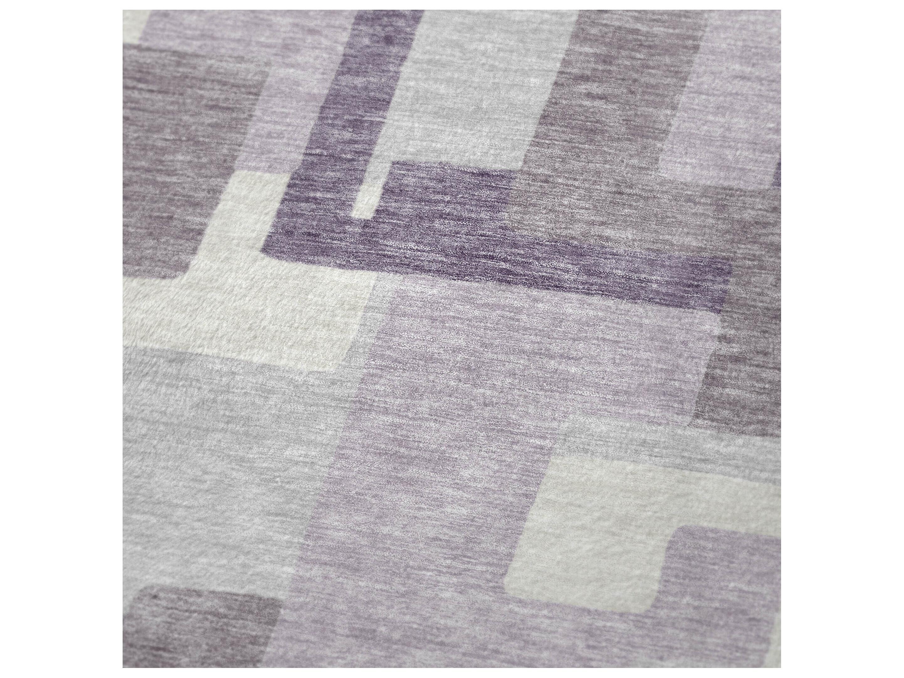 Dalyn Sherpa Purple Polyester Throw