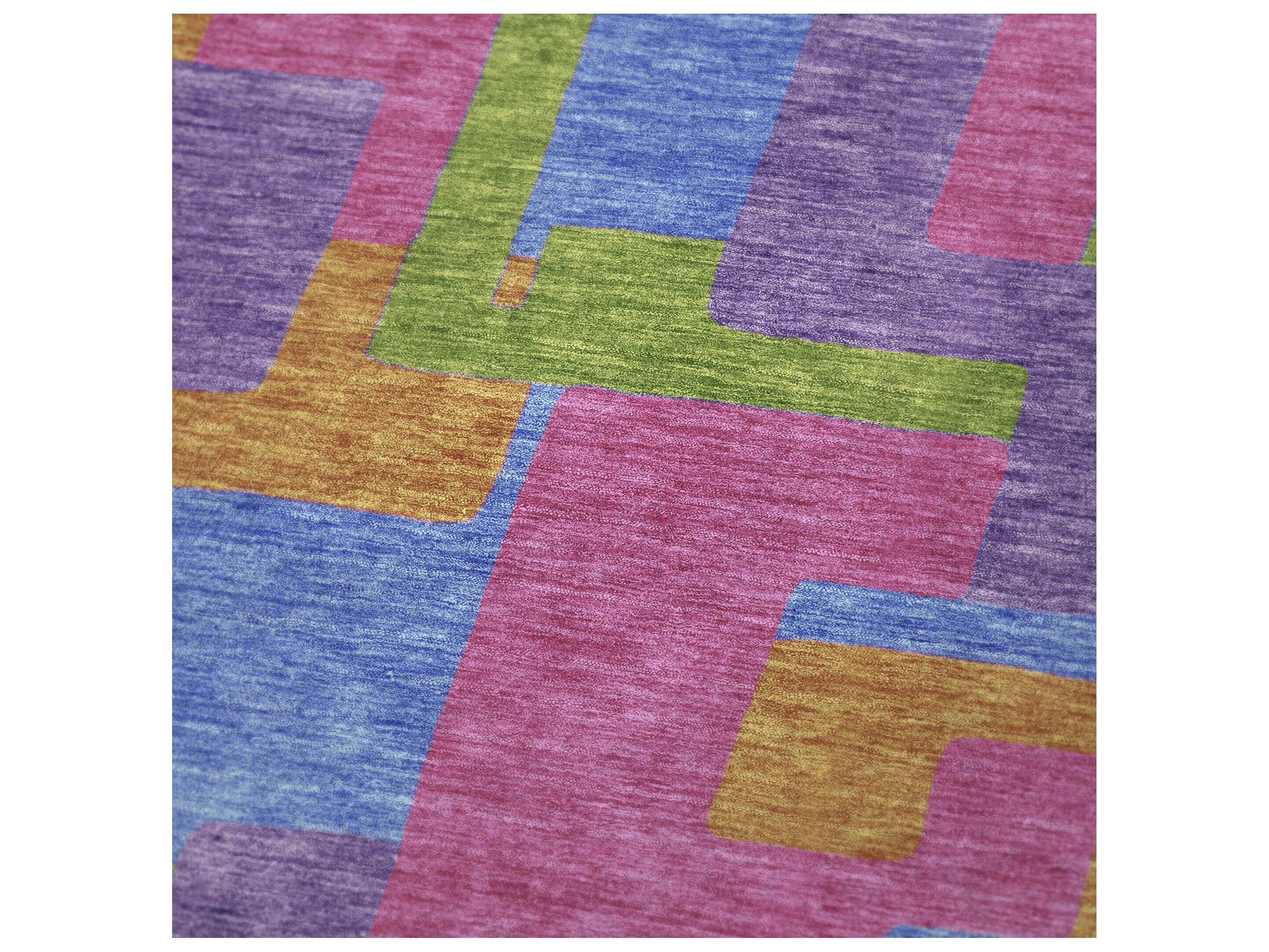 Dalyn Sherpa Purple Polyester Throw