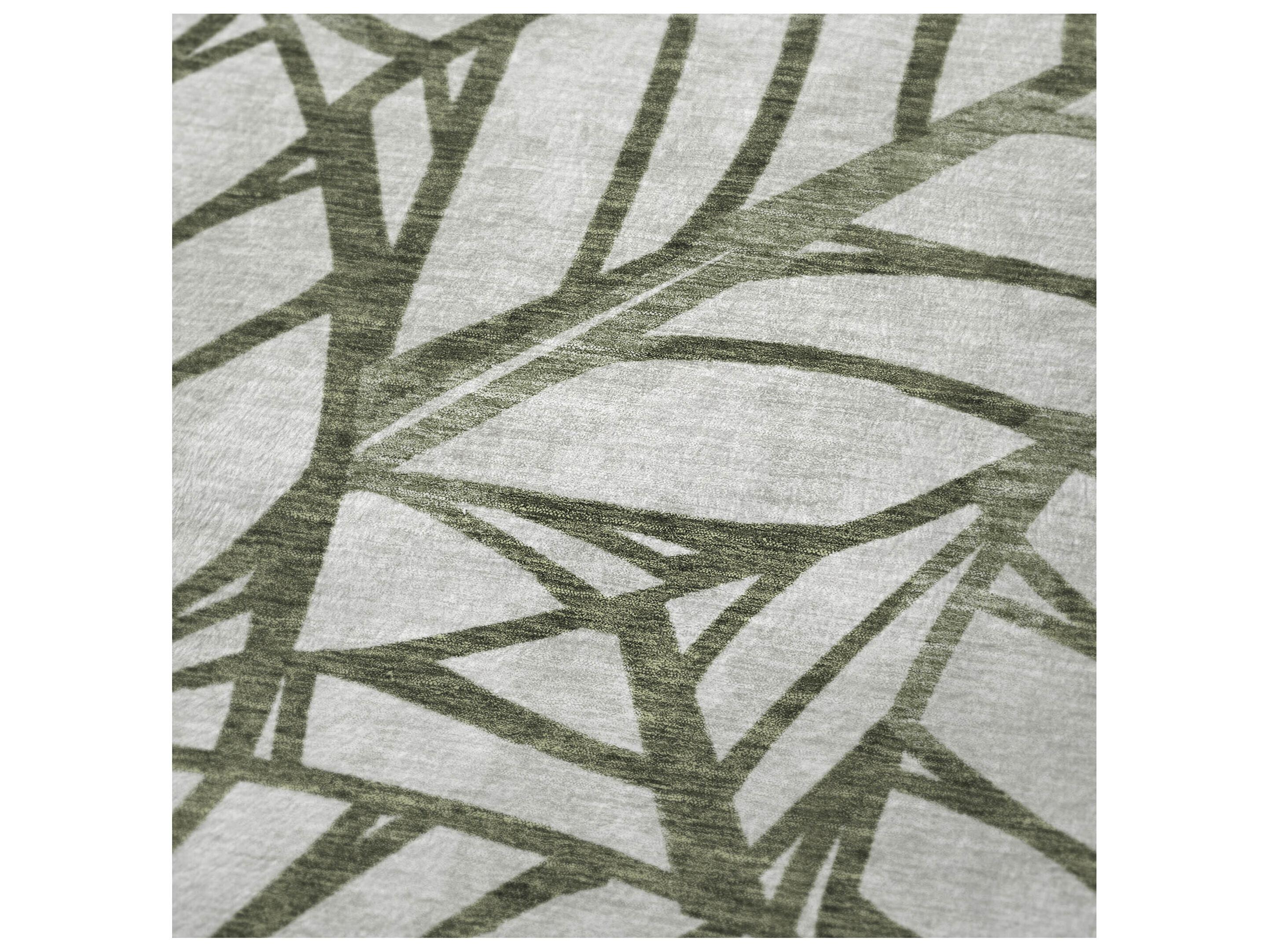 Dalyn Sherpa Green Polyester Throw