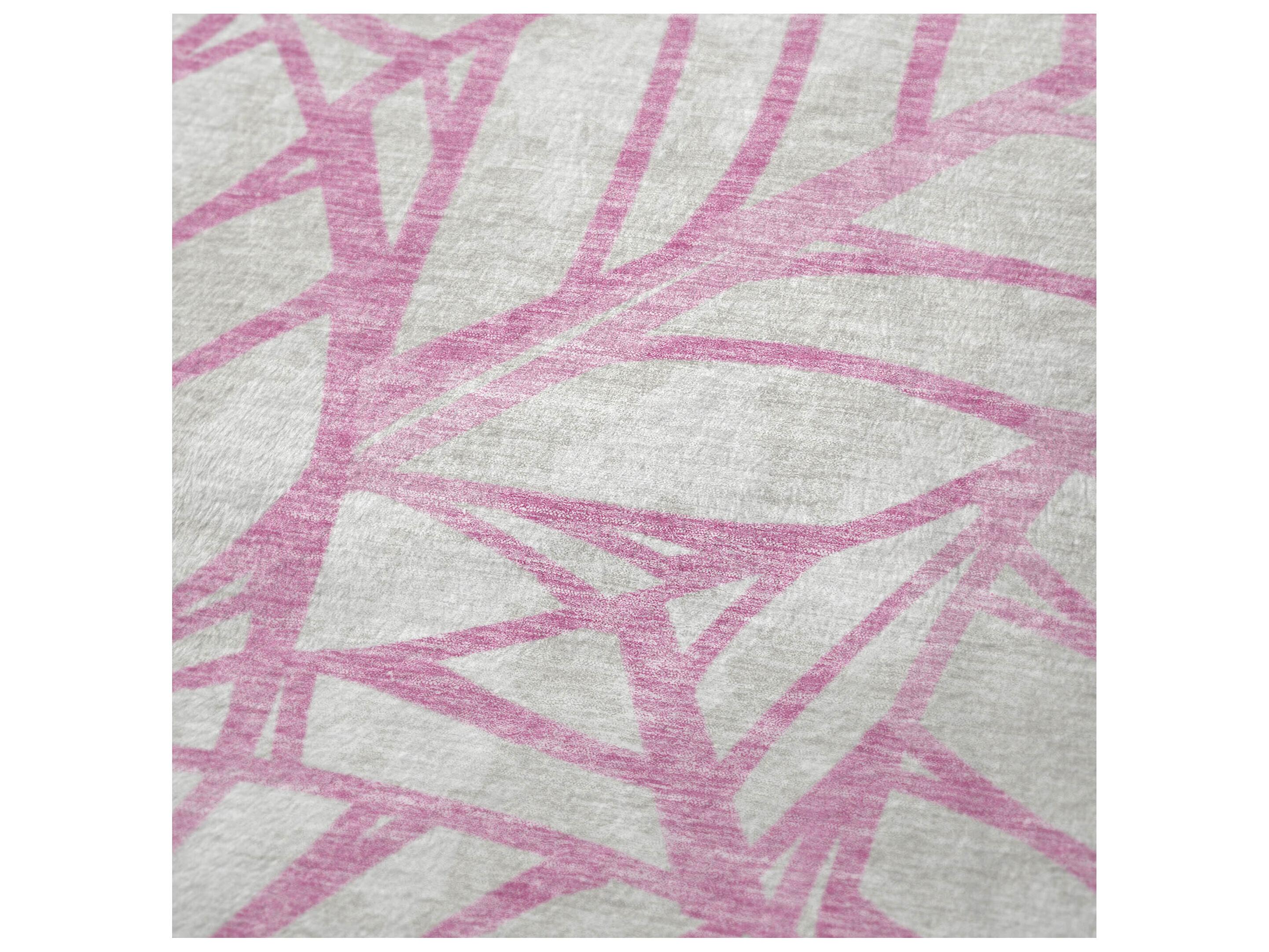 Dalyn Sherpa Pink Polyester Throw