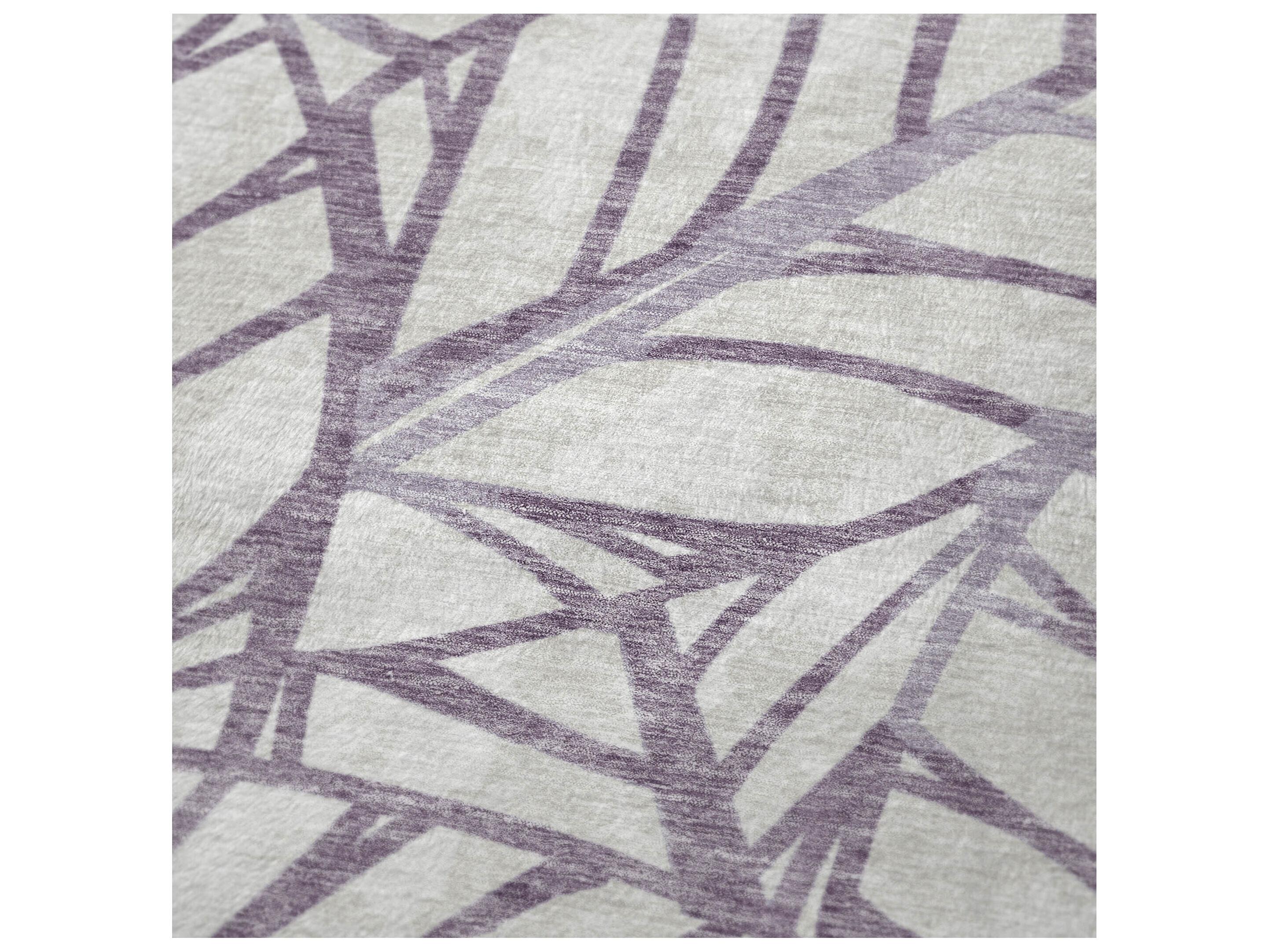 Dalyn Sherpa Purple Polyester Throw