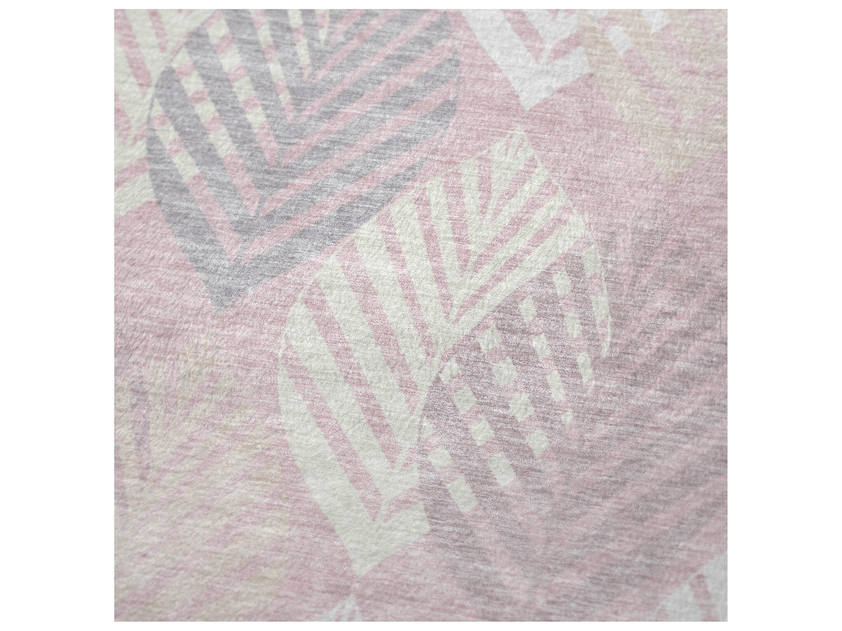 Dalyn Sherpa Pink Polyester Throw