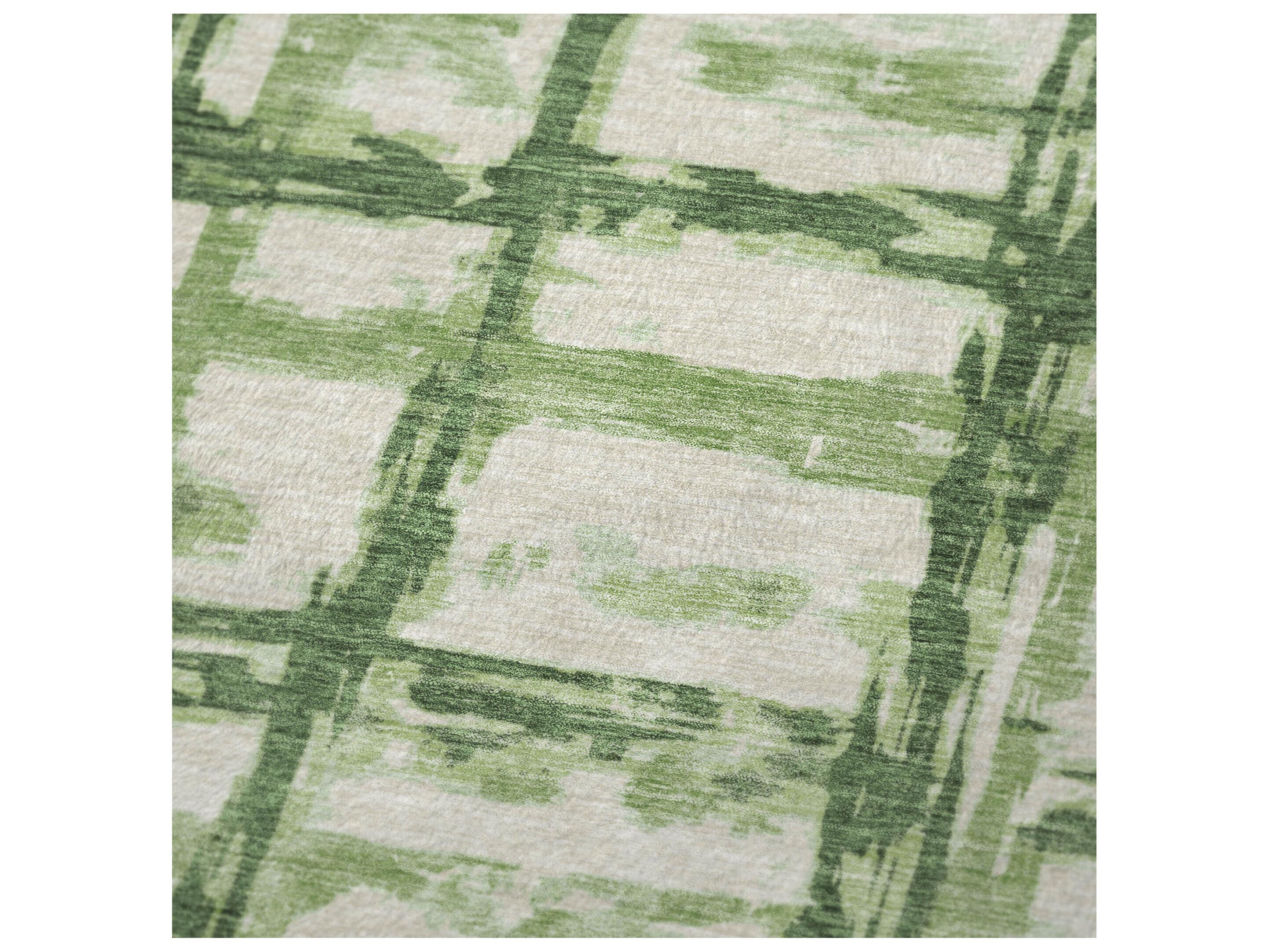 Dalyn Sherpa Green Polyester Throw