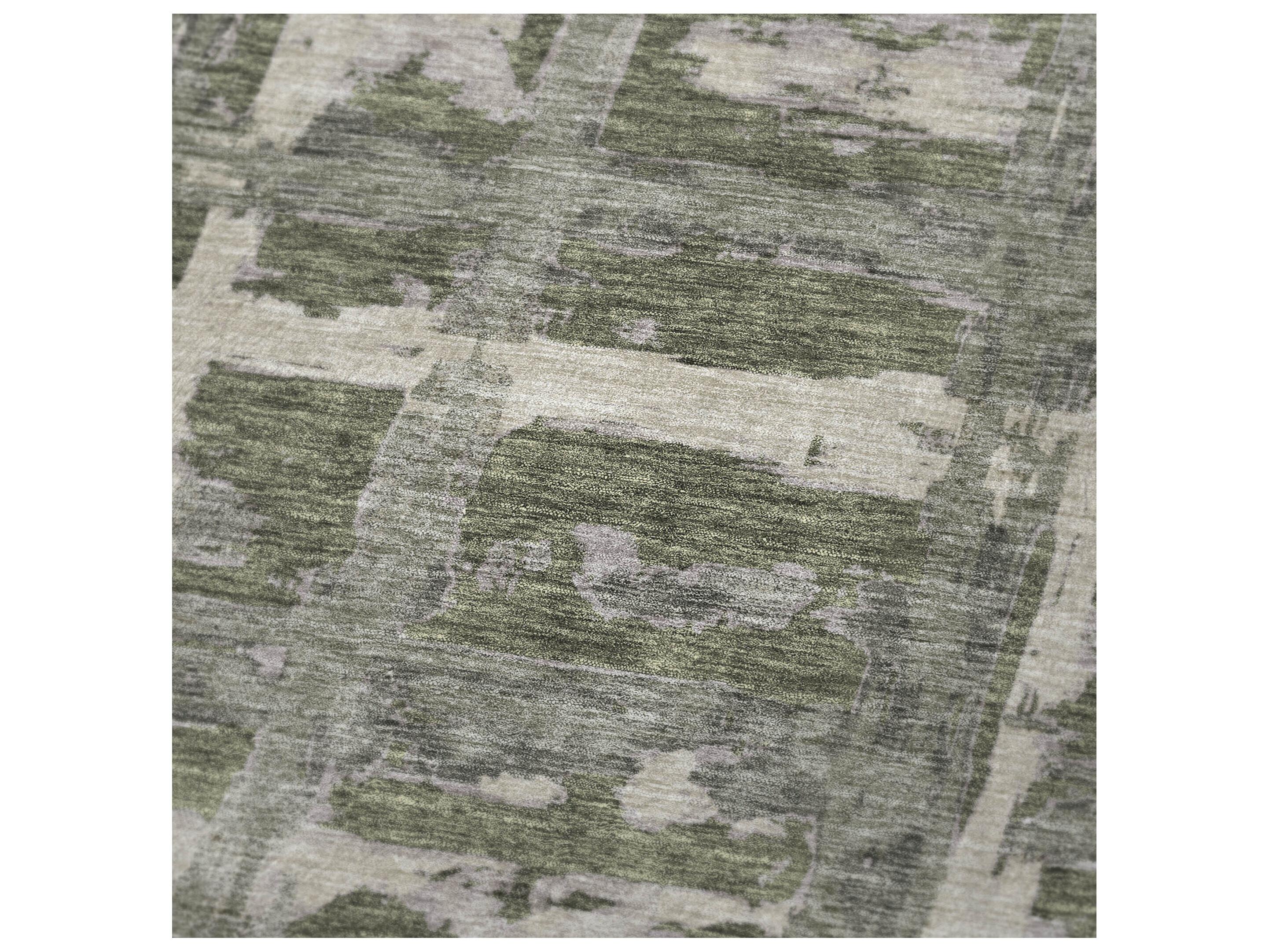 Dalyn Sherpa Green Polyester Throw