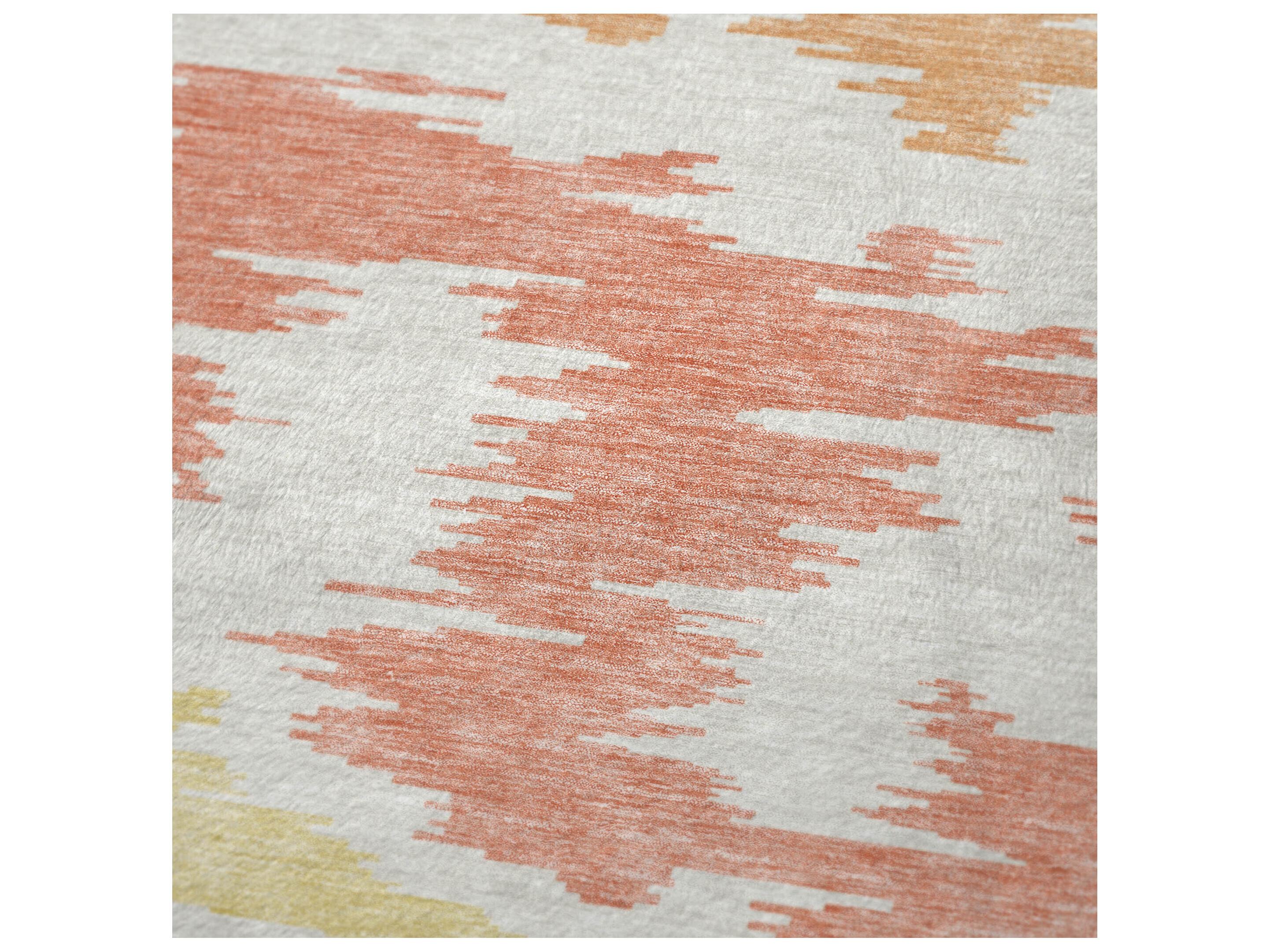 Dalyn Sherpa Orange Polyester Throw