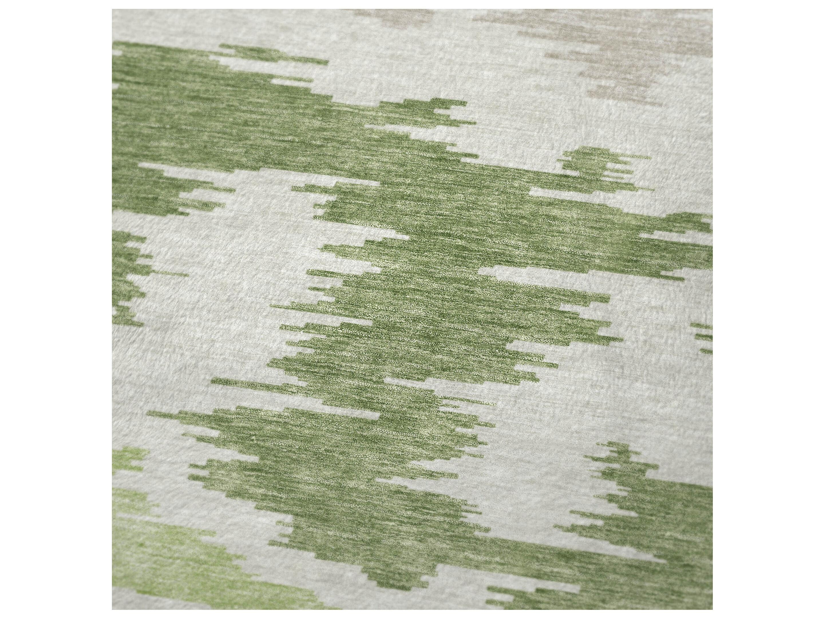 Dalyn Sherpa Green Polyester Throw