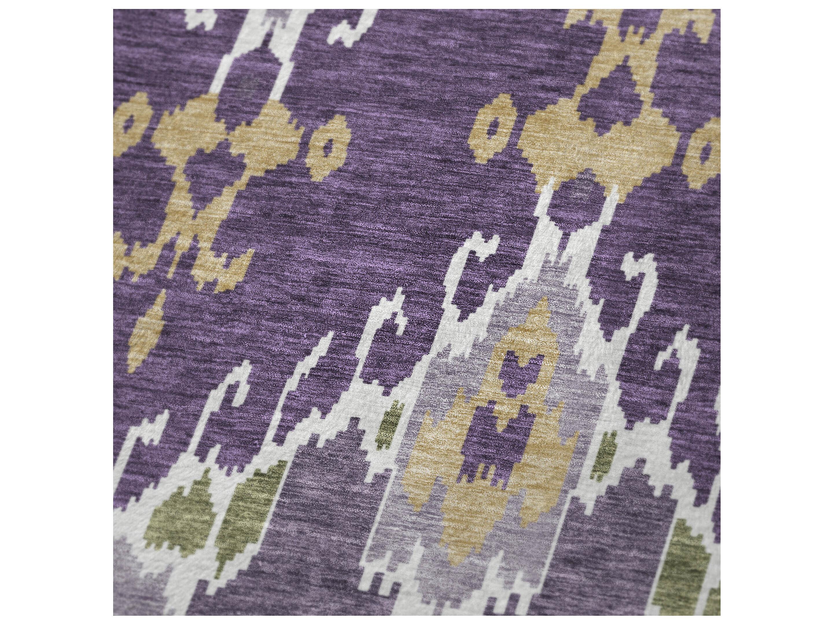 Dalyn Sherpa Purple Polyester Throw