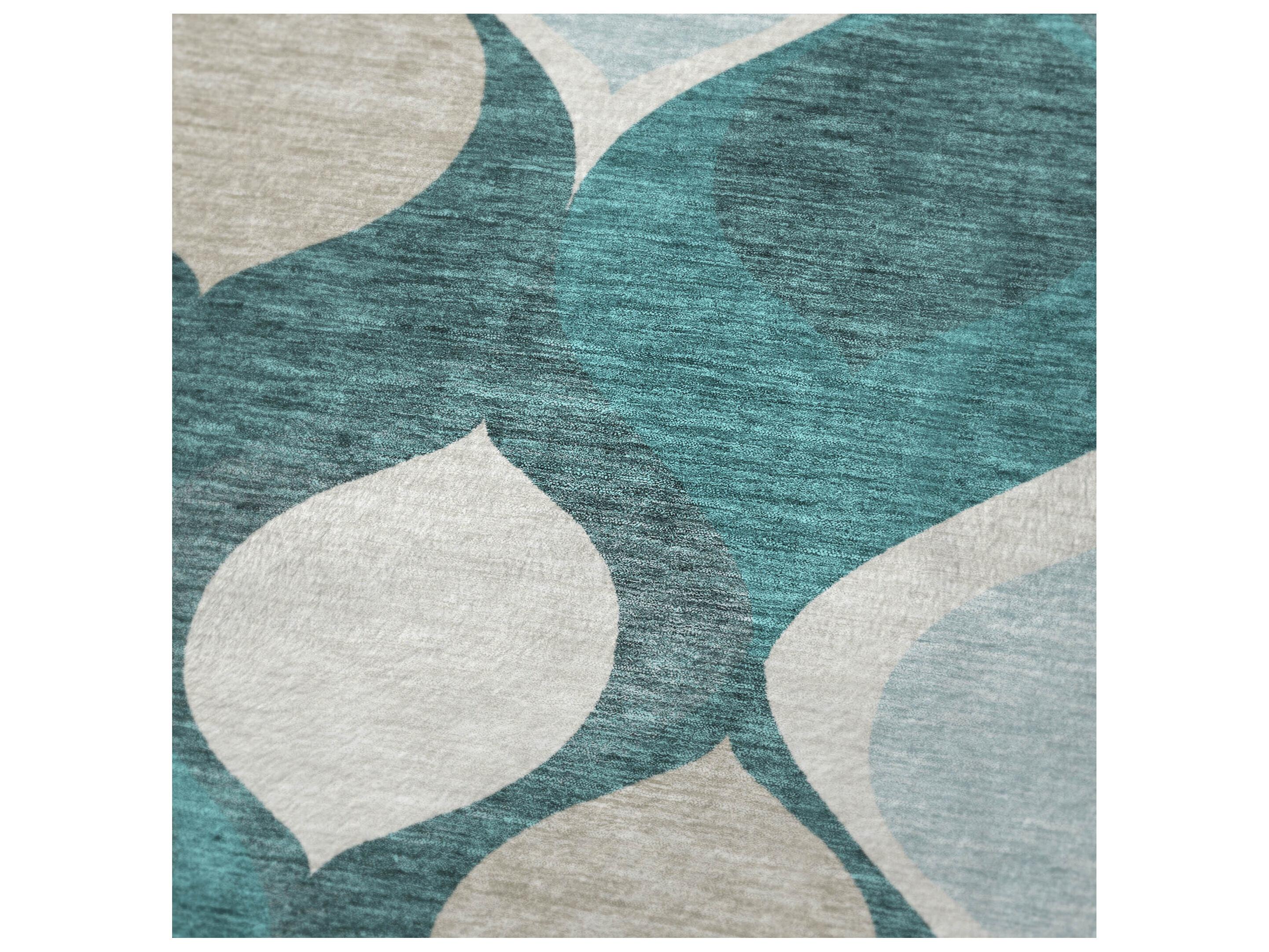 Dalyn Sherpa Teal Polyester Throw