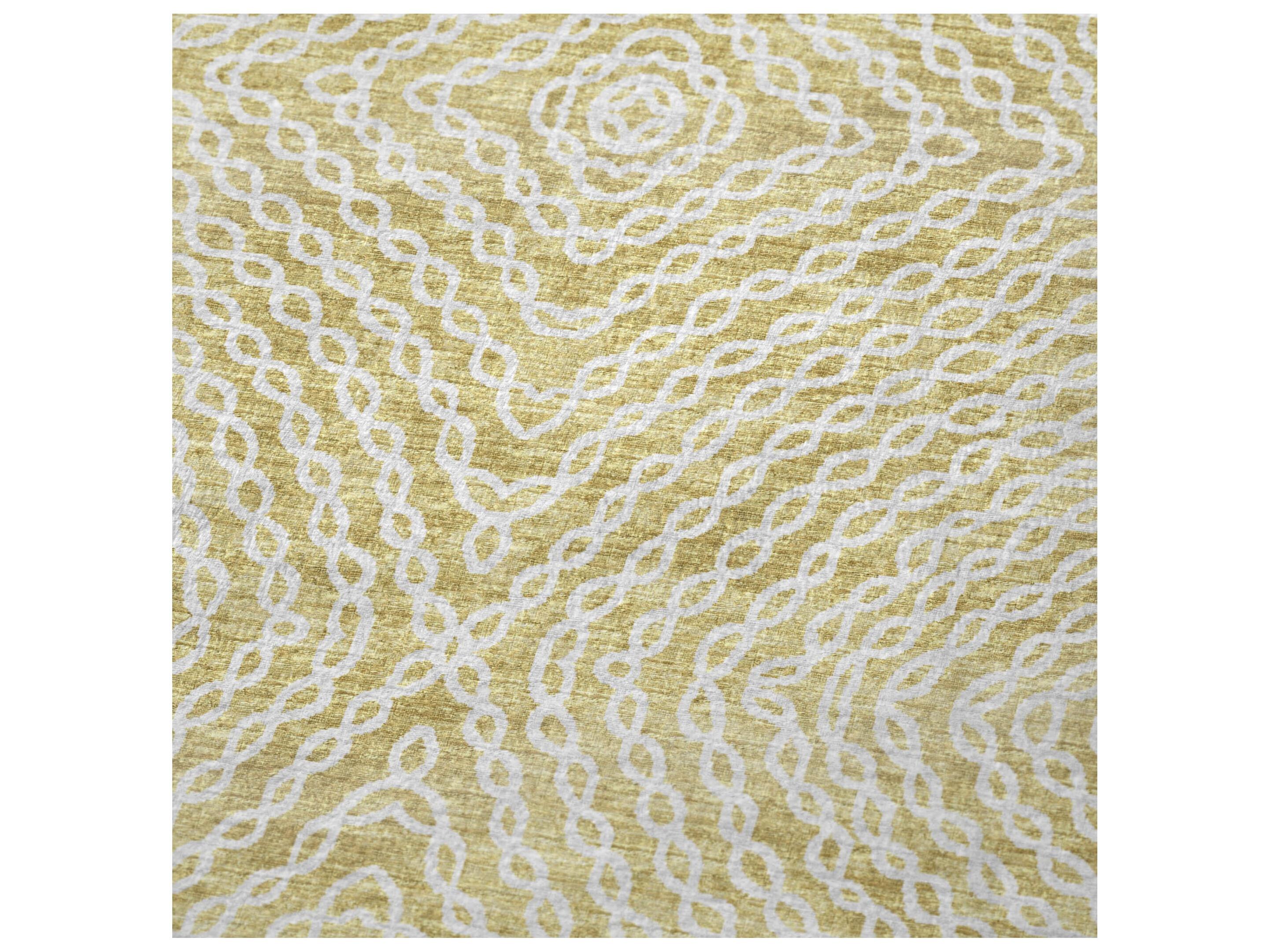Dalyn Sherpa Yellow Polyester Throw