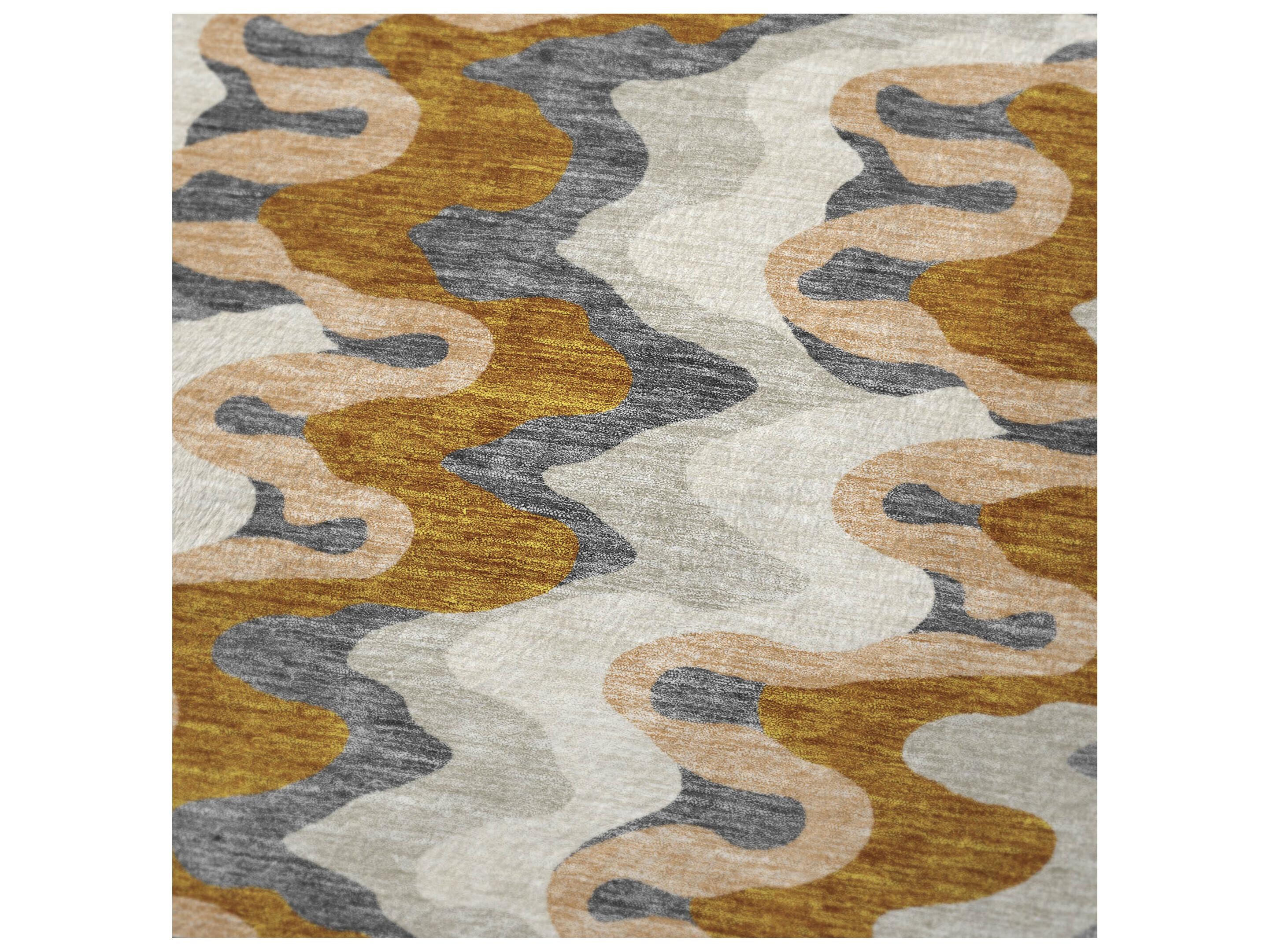 Dalyn Sherpa Orange Polyester Throw