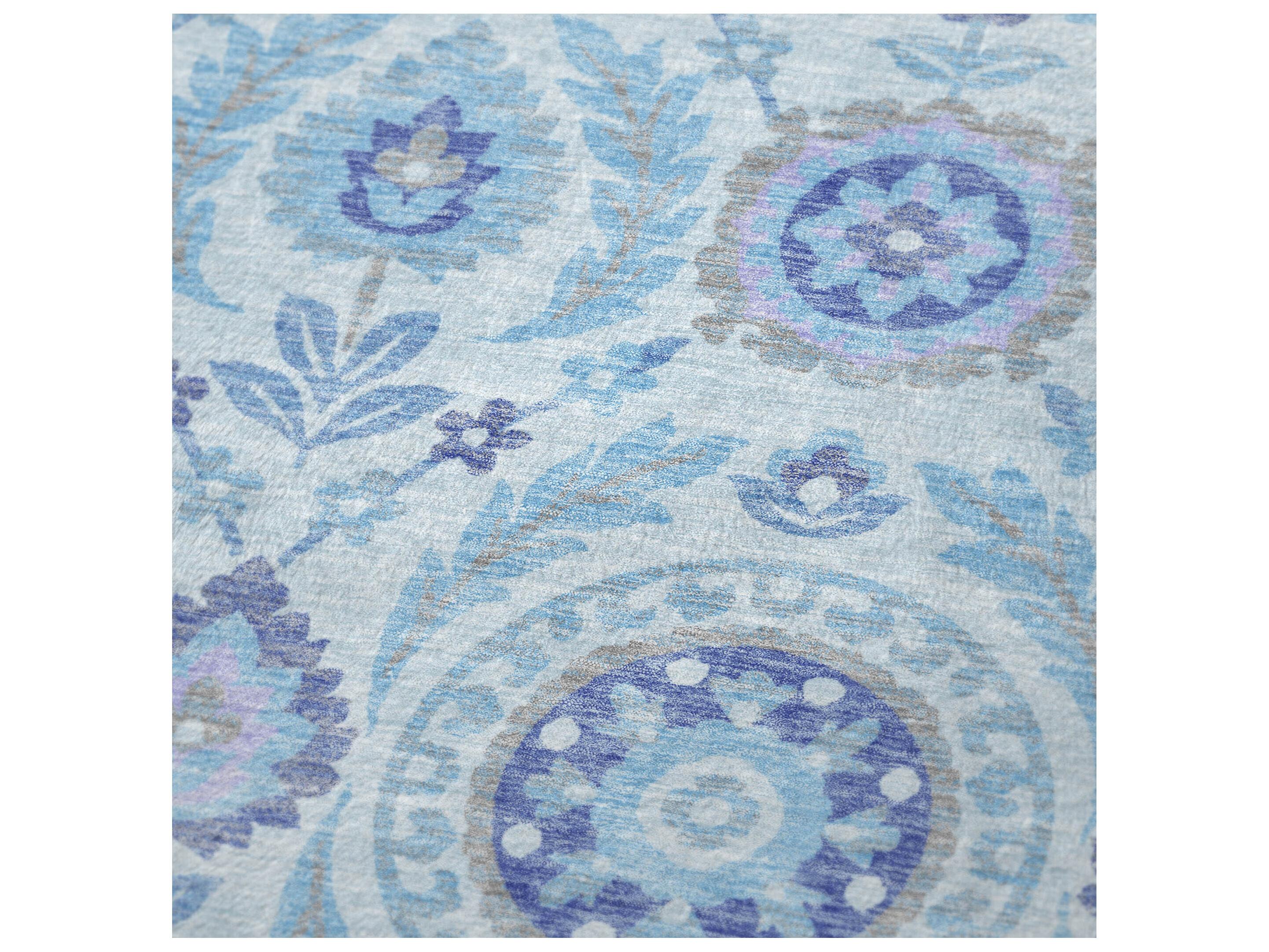 Dalyn Sherpa Blue Polyester Throw