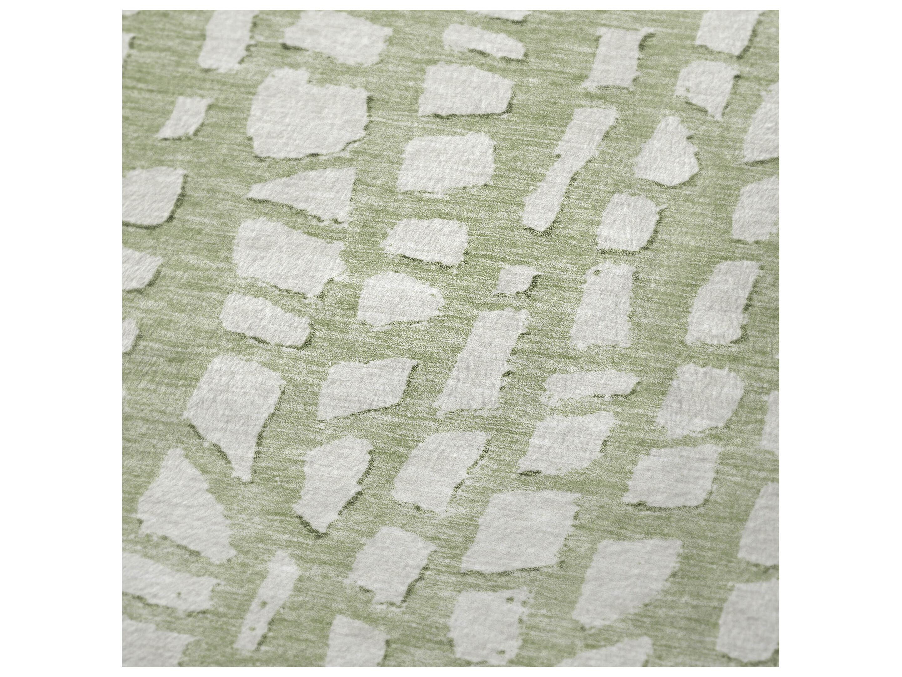 Dalyn Sherpa Green Polyester Throw