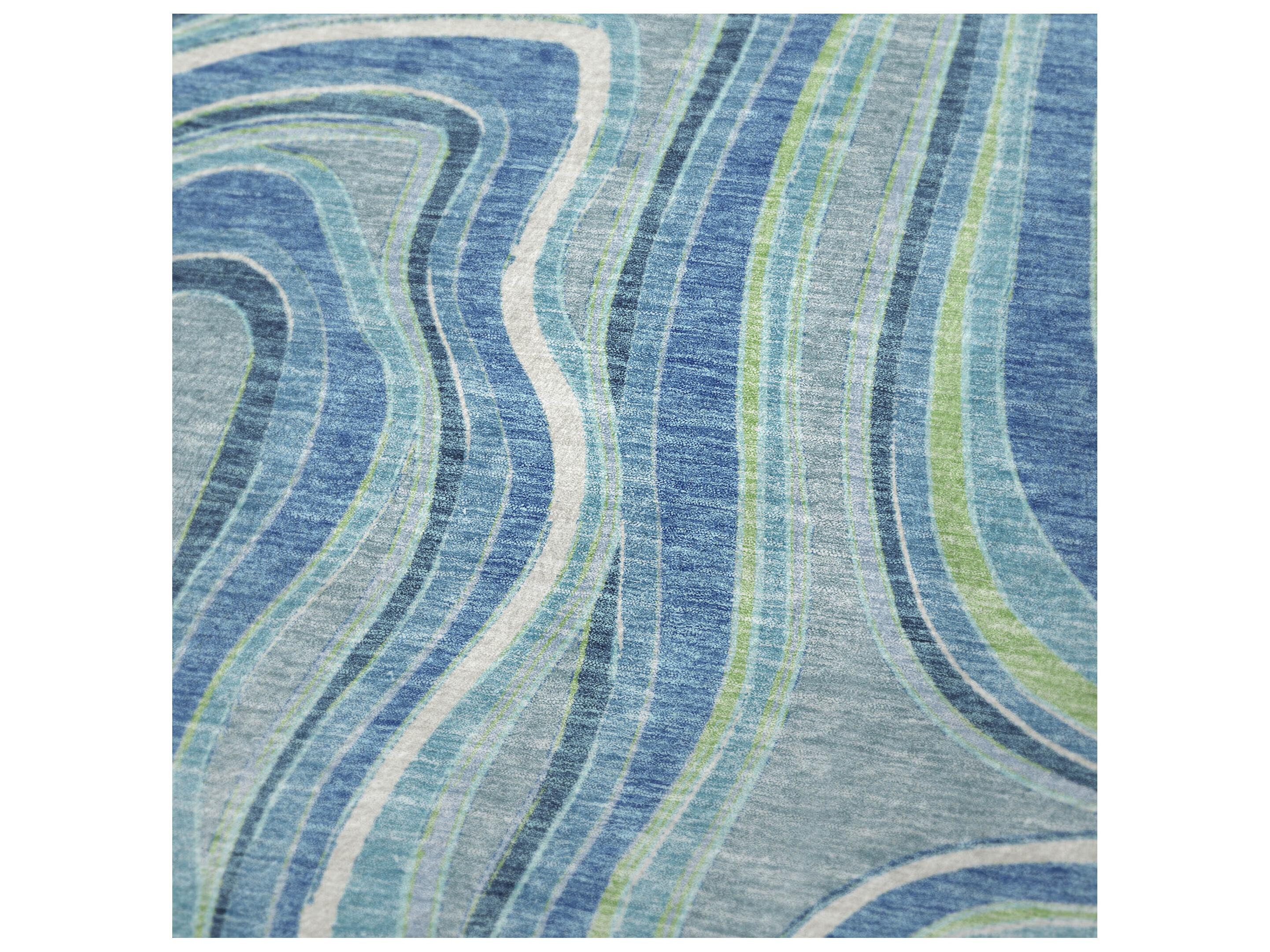 Dalyn Sherpa Blue Polyester Throw