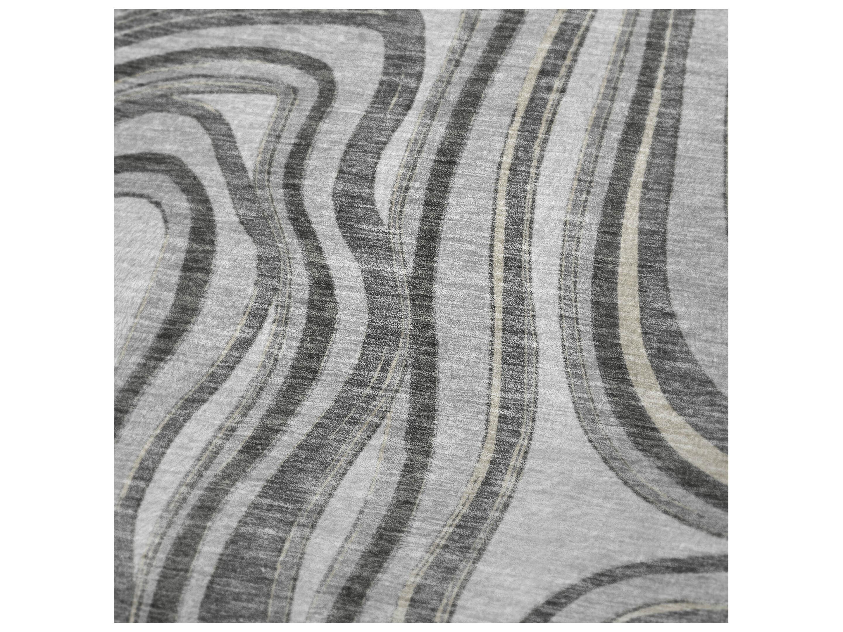 Dalyn Sherpa Gray Polyester Throw