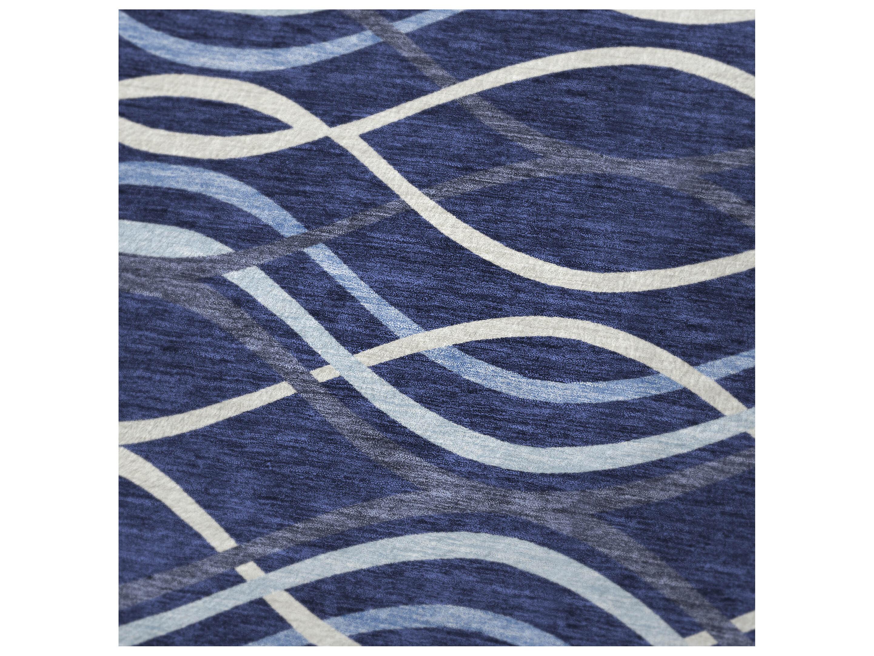 Dalyn Sherpa Blue Polyester Throw