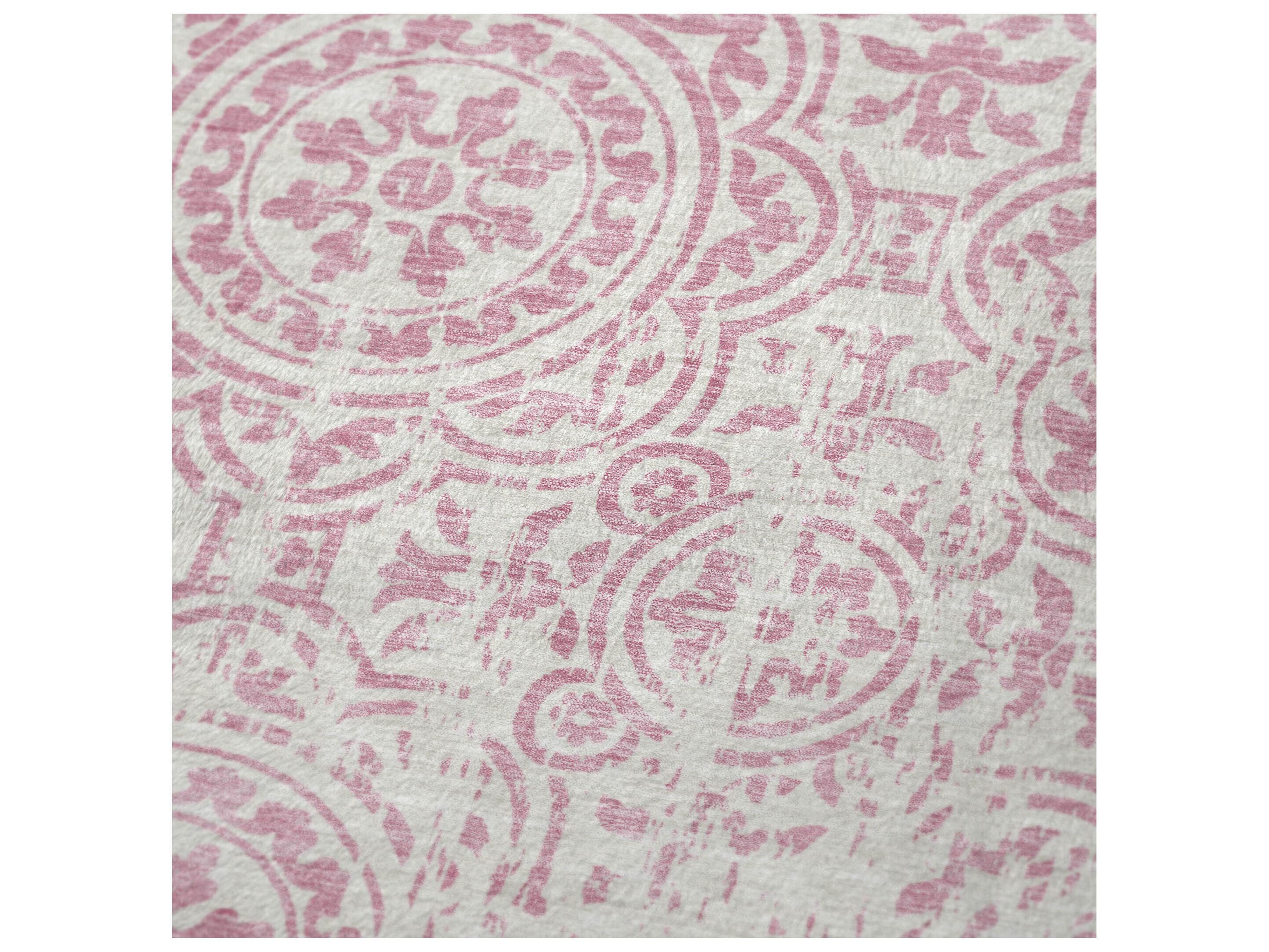 Dalyn Sherpa Pink Polyester Throw