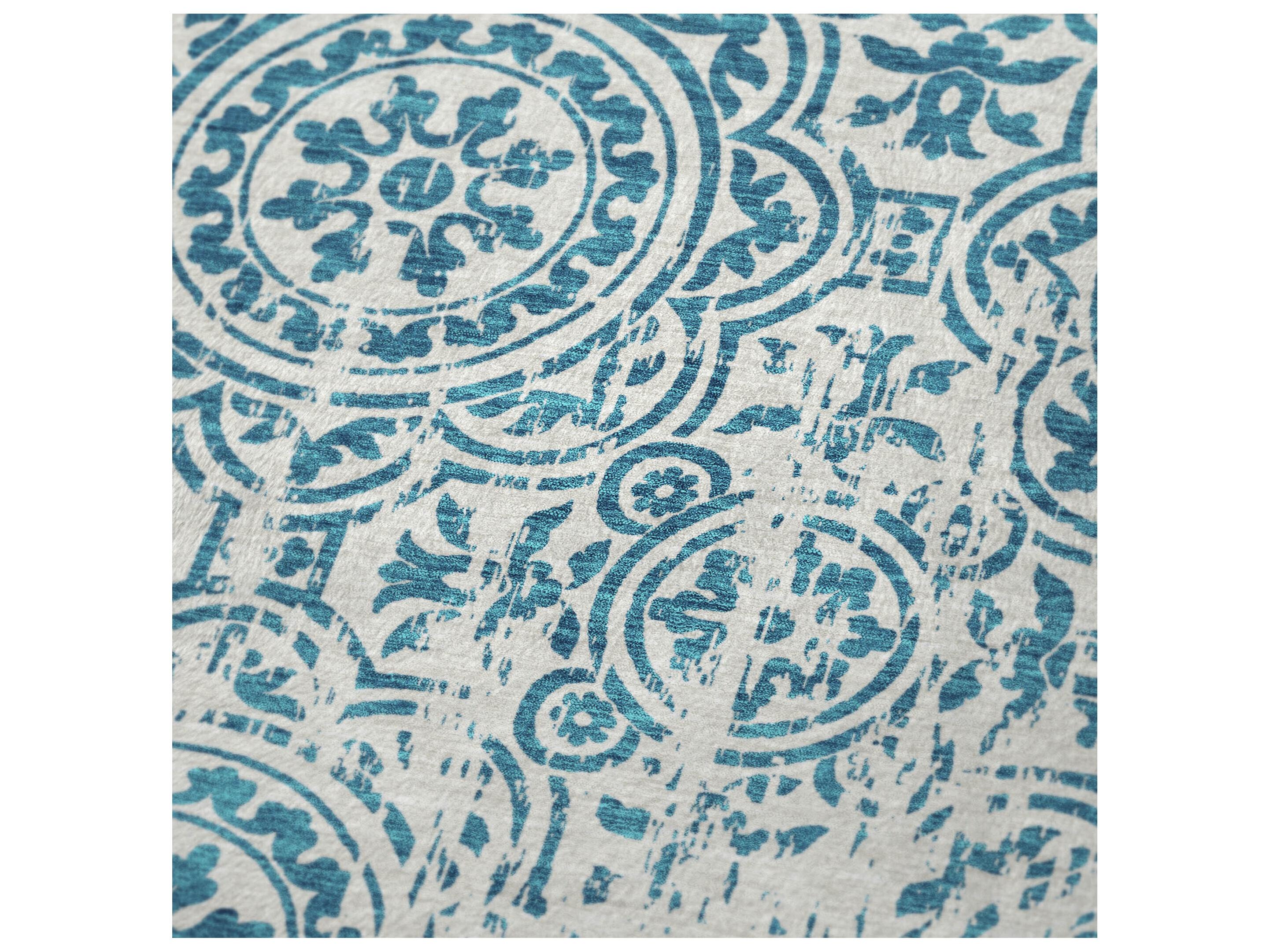 Dalyn Sherpa Teal Polyester Throw