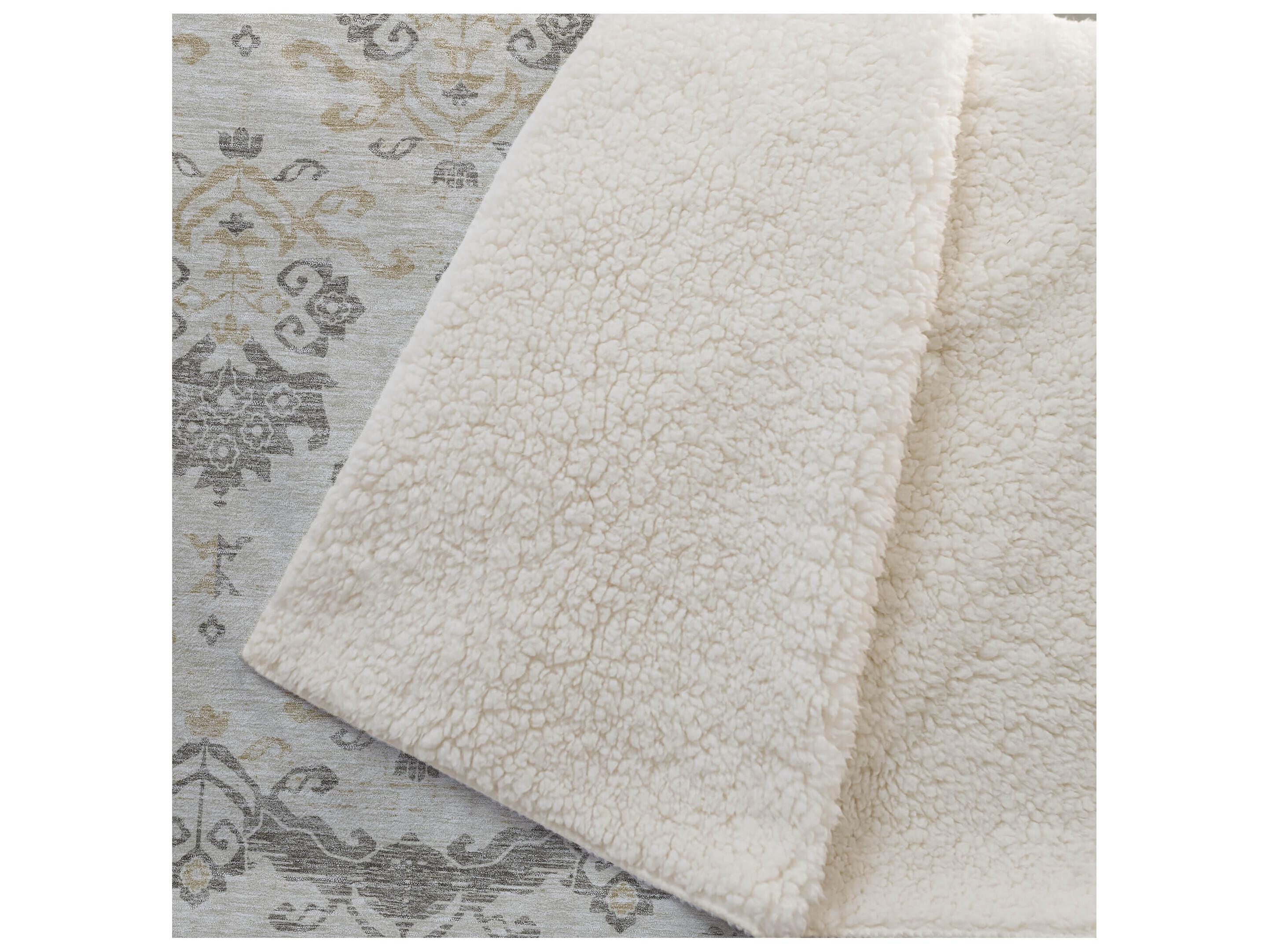 Dalyn Sherpa Brown Polyester Throw