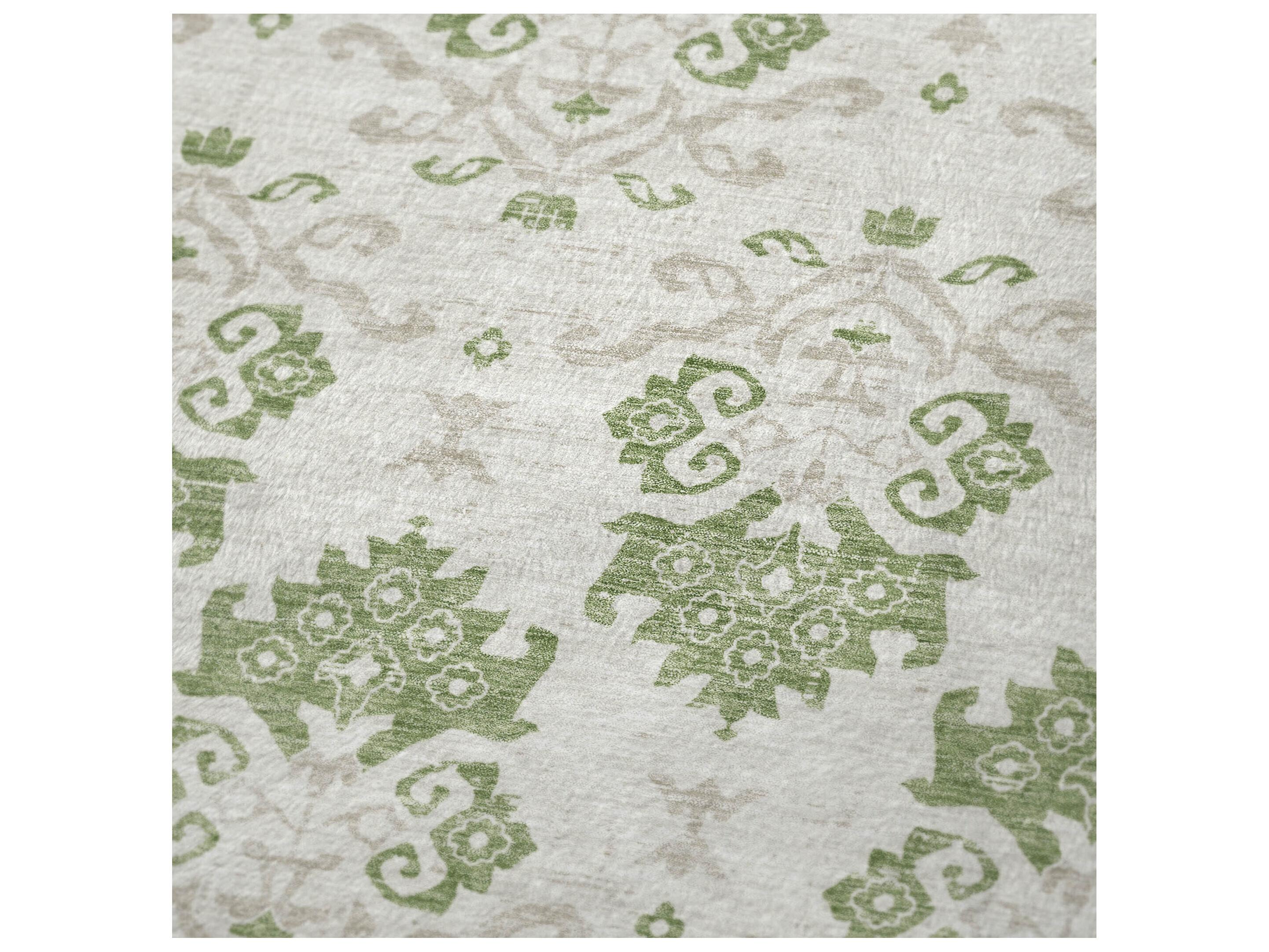 Dalyn Sherpa Green Polyester Throw