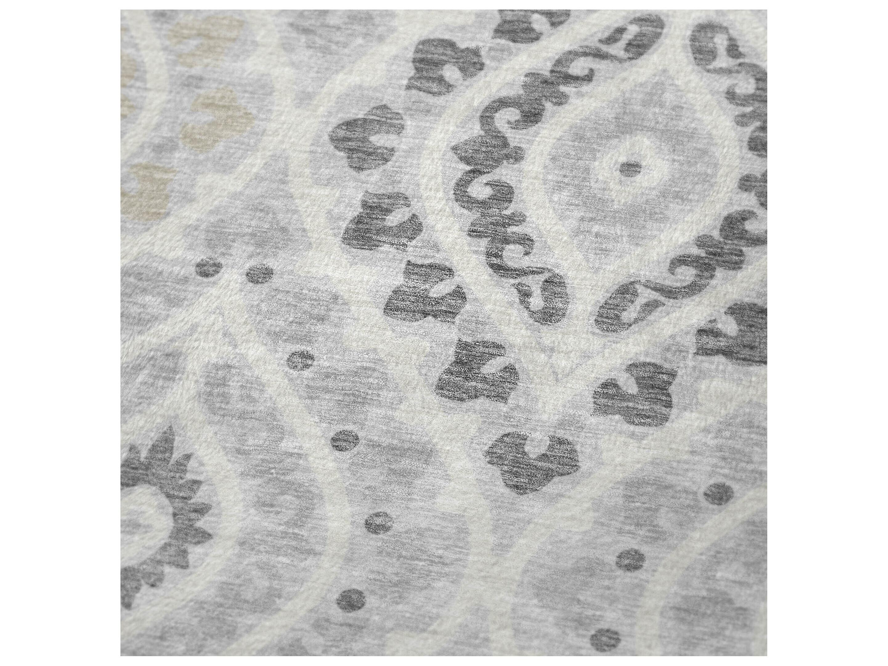 Dalyn Sherpa Gray Polyester Throw