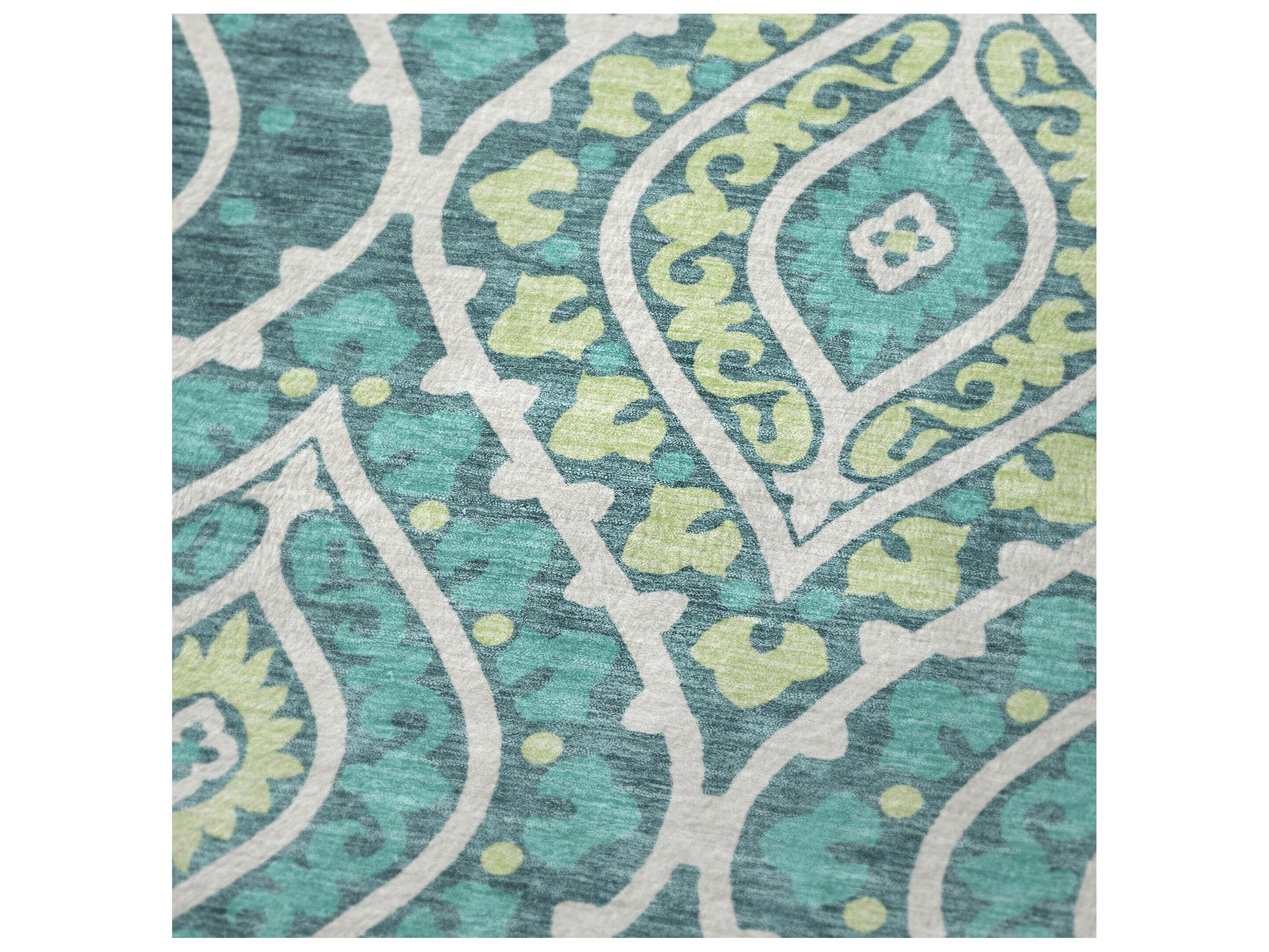 Dalyn Sherpa Teal Polyester Throw