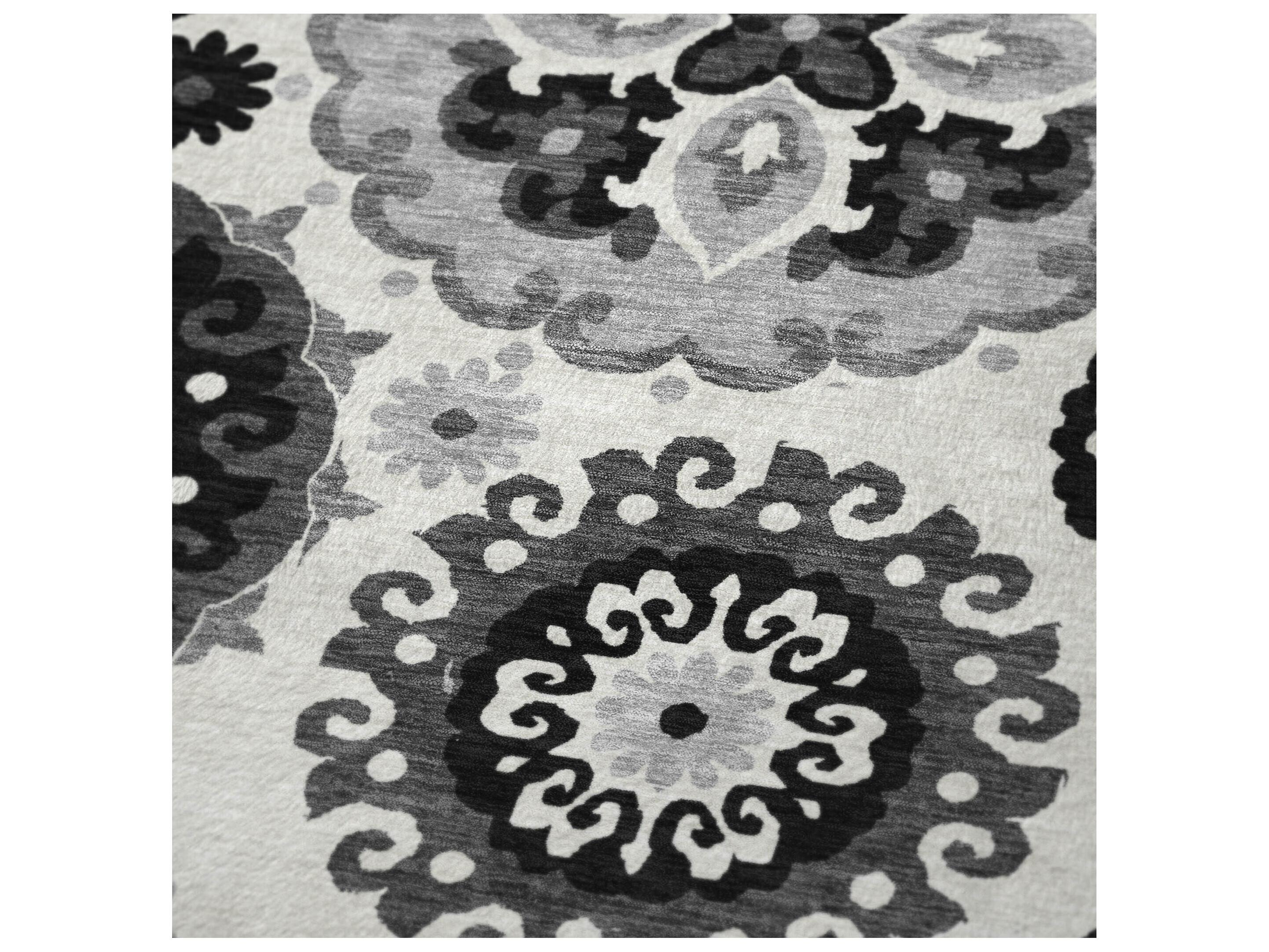 Dalyn Sherpa Black Polyester Throw