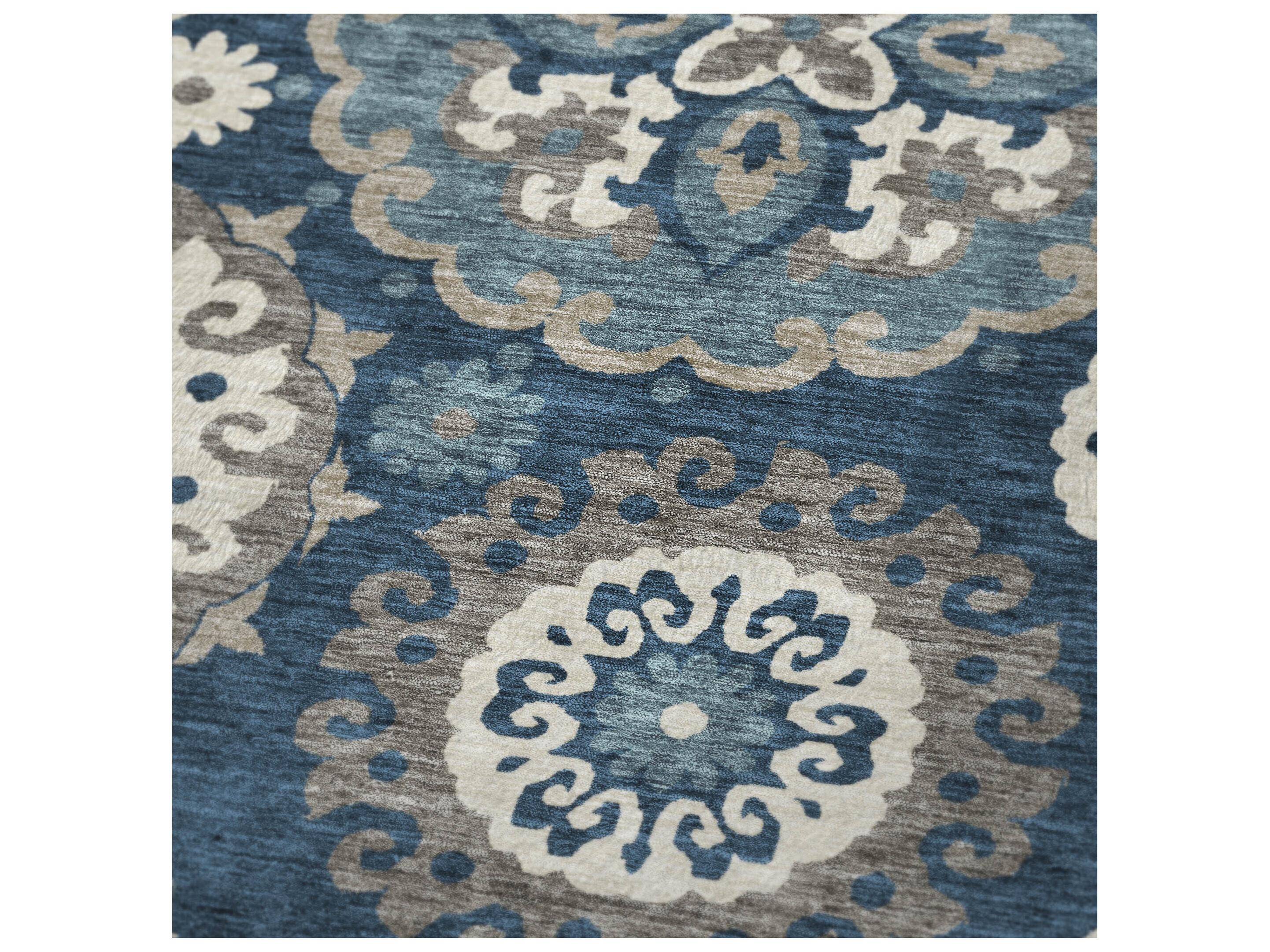 Dalyn Sherpa Blue Polyester Throw