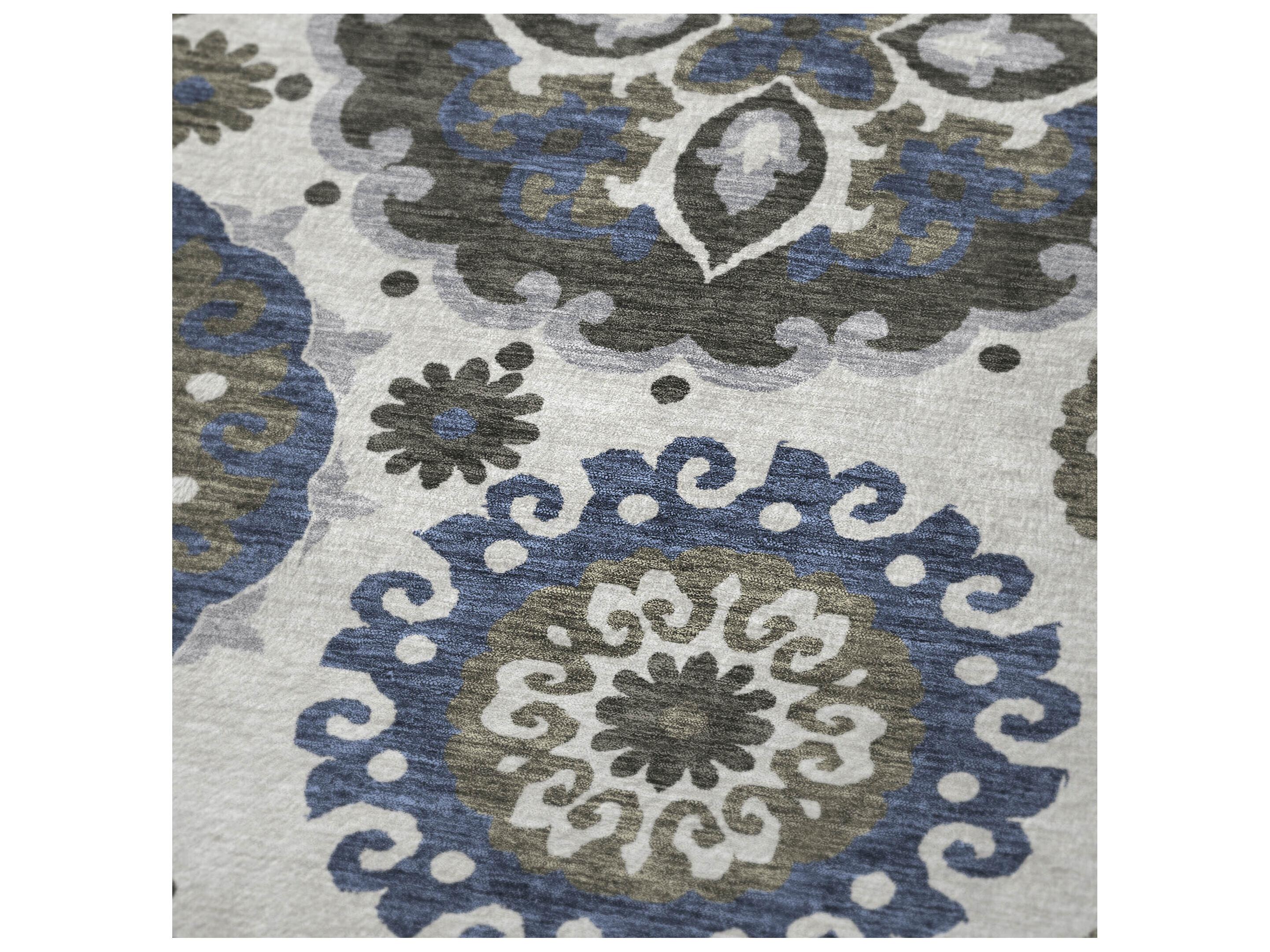 Dalyn Sherpa Gray Polyester Throw