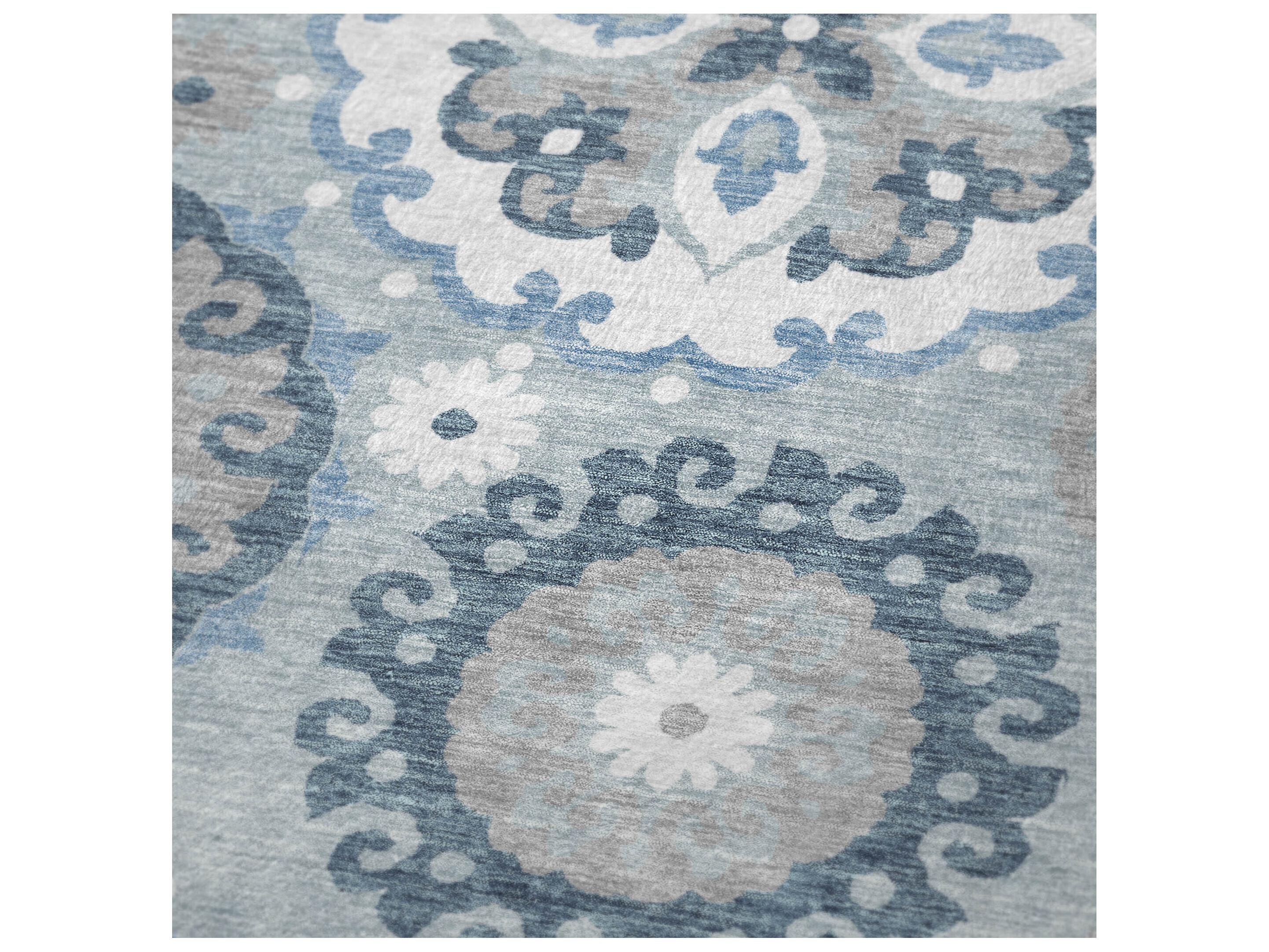 Dalyn Sherpa Blue Polyester Throw