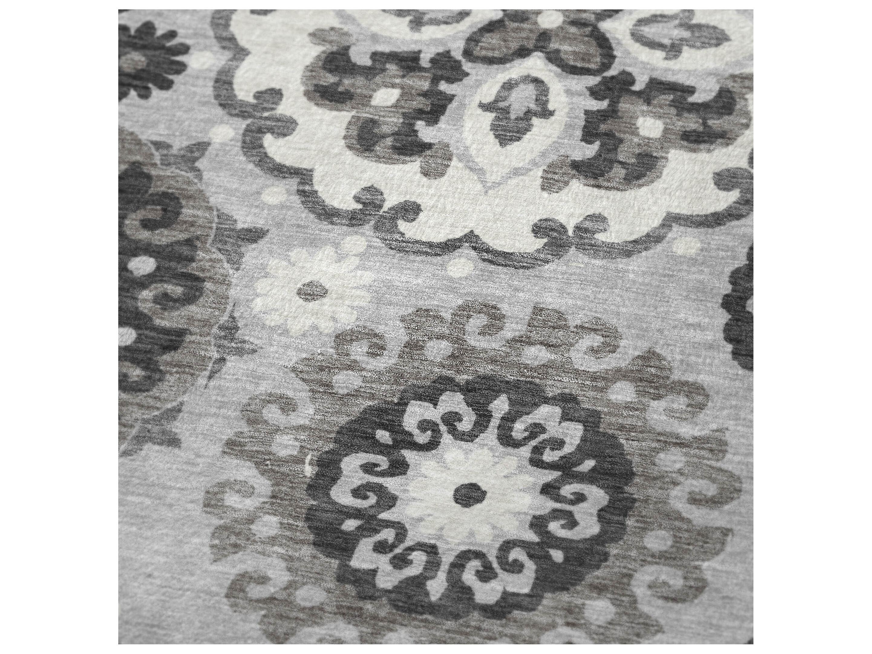 Dalyn Sherpa Gray Polyester Throw