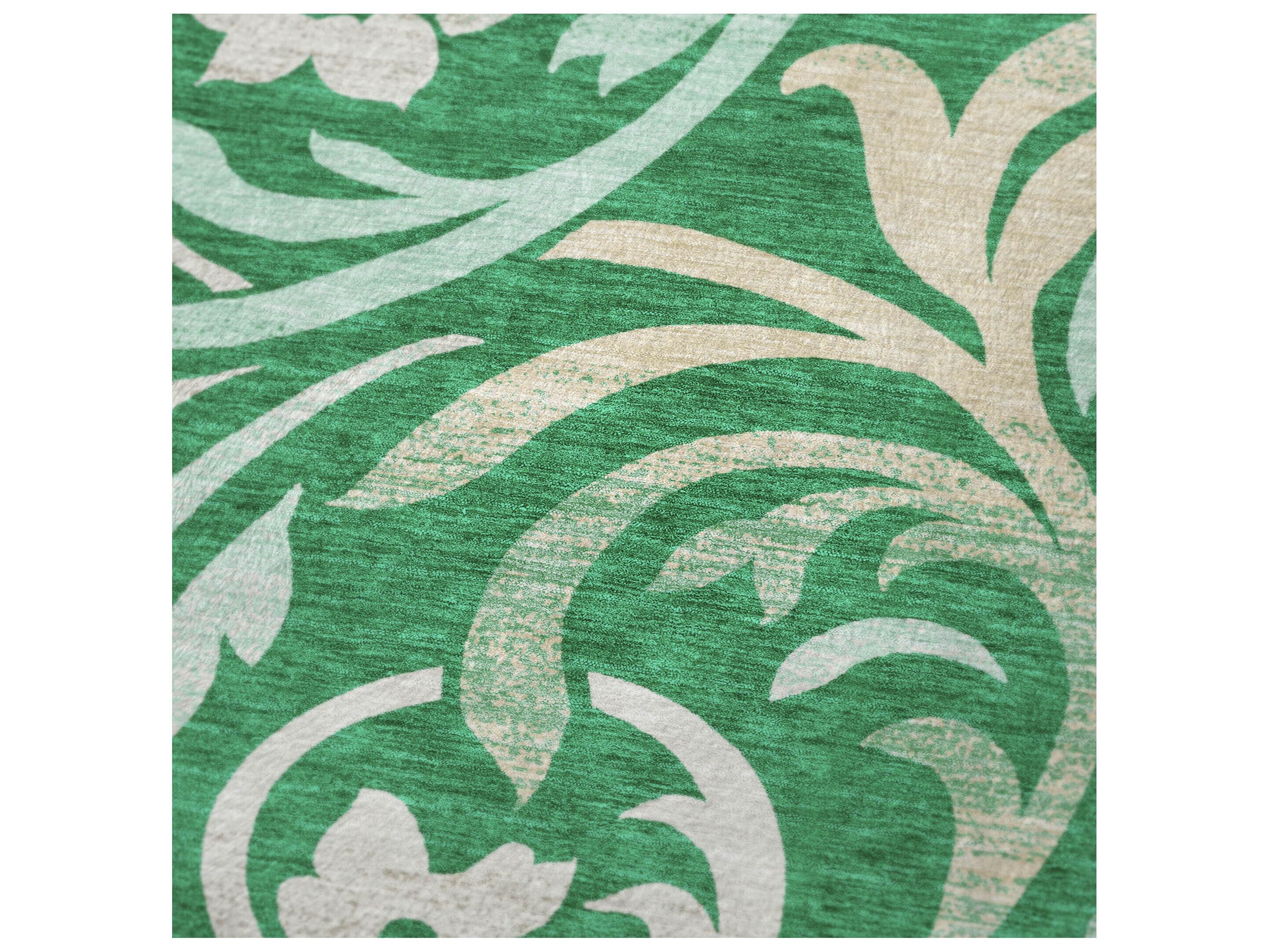 Dalyn Sherpa Green Polyester Throw