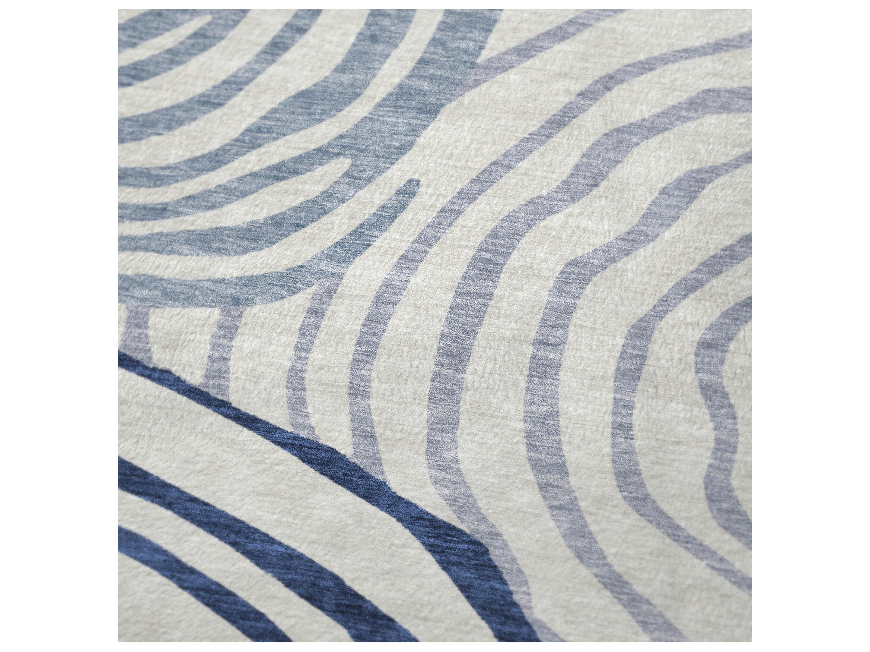 Dalyn Sherpa Blue Polyester Throw