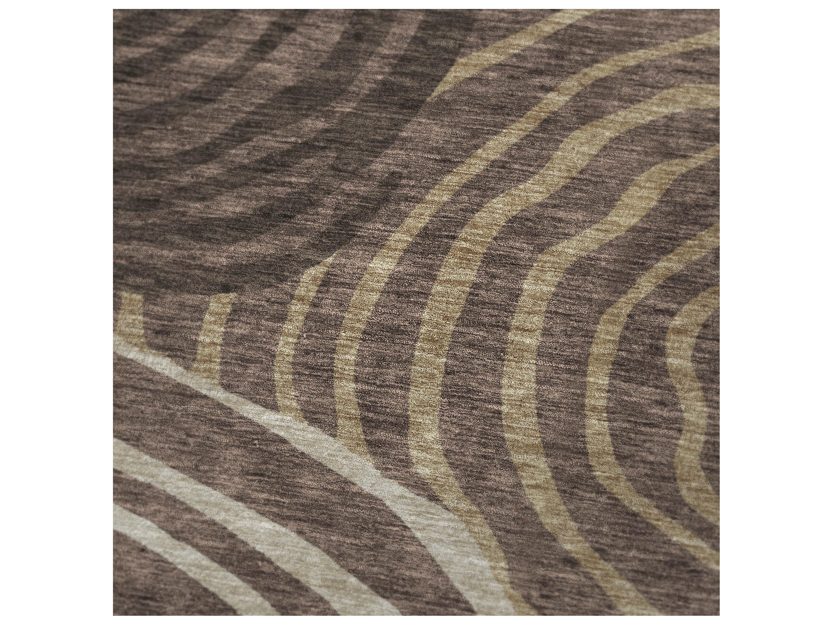 Dalyn Sherpa Brown Polyester Throw